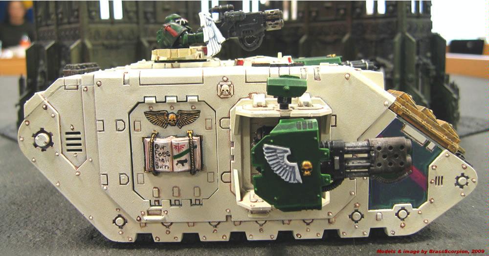 Dark Angels, Deathwing, Land Raider, Space Marines, Tank, Warhammer 40,000