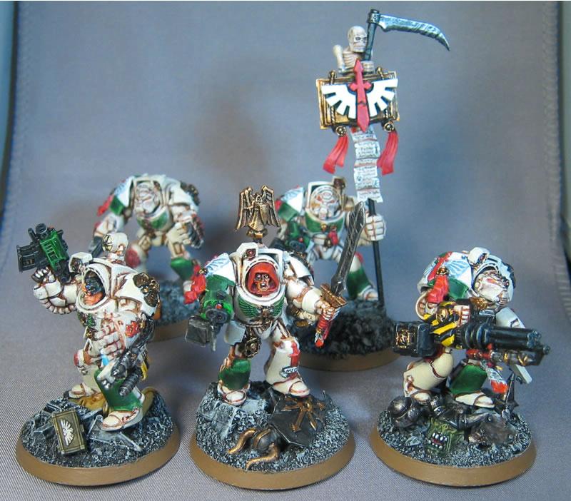 Conversion, Dark Angels, Deathwing, Painting, Space Marines, Terminator Armor, Warhammer 40,000
