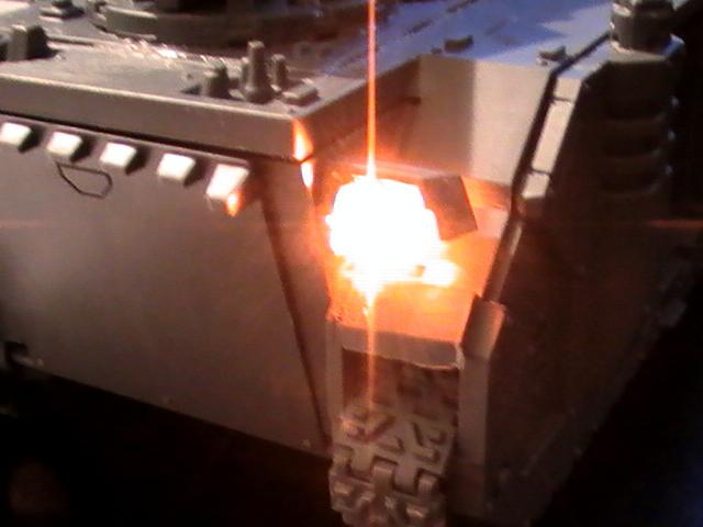 Custom, LED, Mod, Razorback, Space Marines