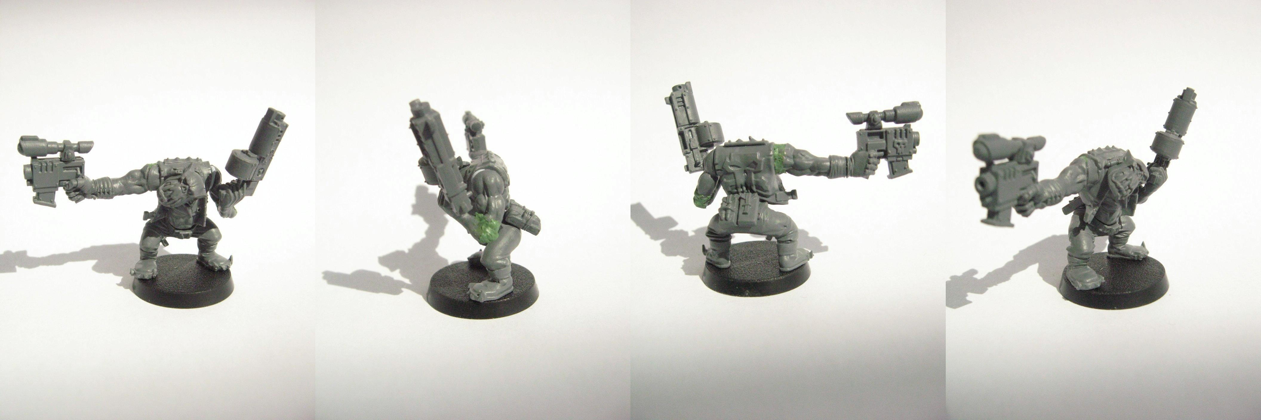 Blood Axe, Kommandoz, Orks, Warhammer 40,000, Work In Progress