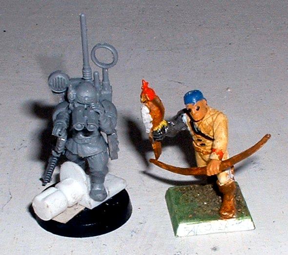 Cadians, Imperial Guard, Militia, Scale