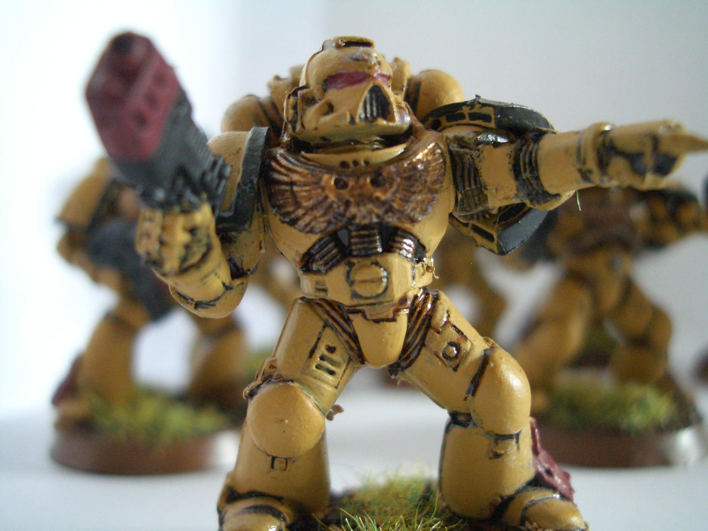 Imperial Fists, Space Marines, Warhammer 40,000, Work In Progress, Yellow Space Marines