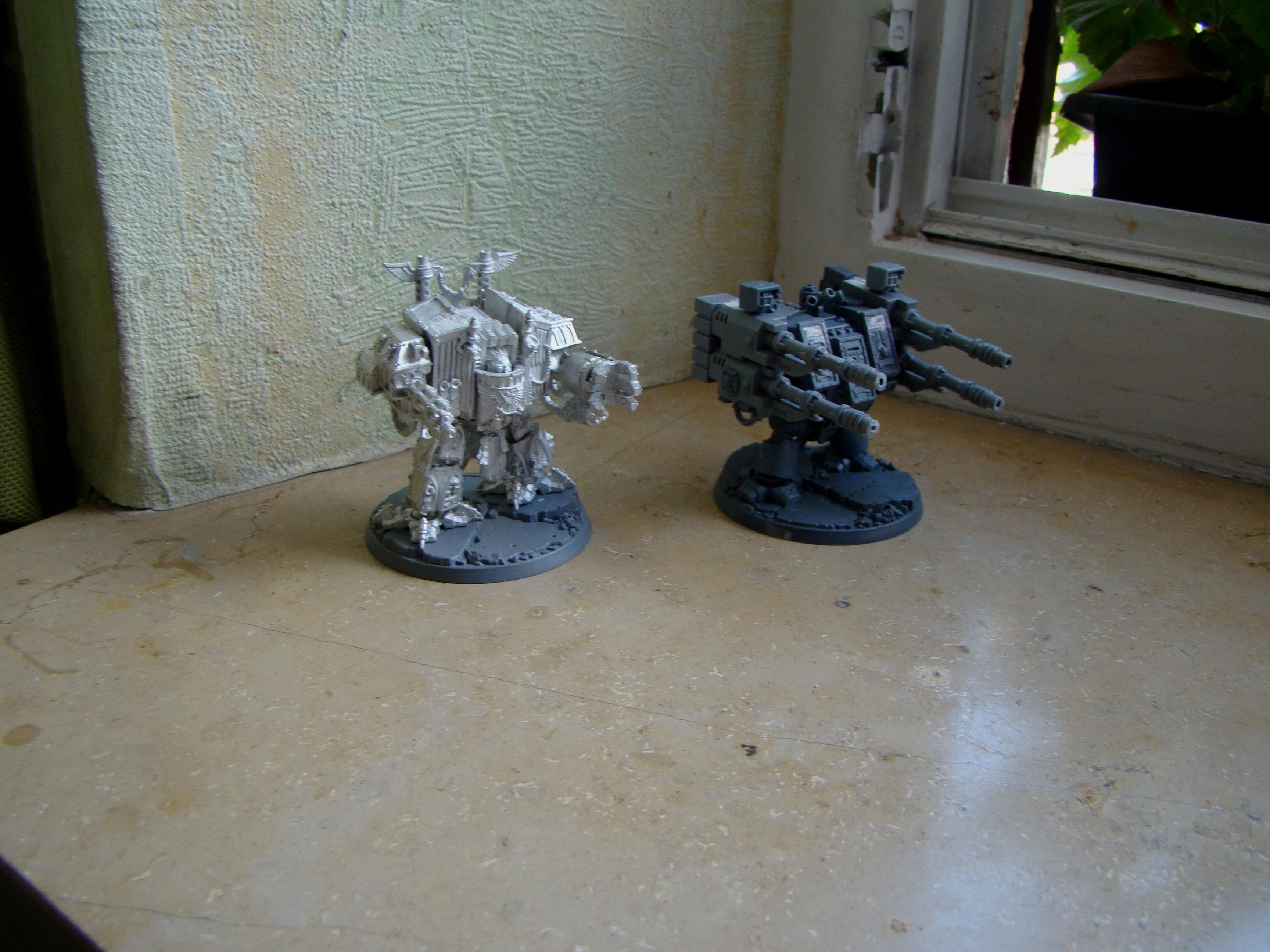 Dreads, Iron Hands, Space Marines, Warhammer 40,000, Work In Progress