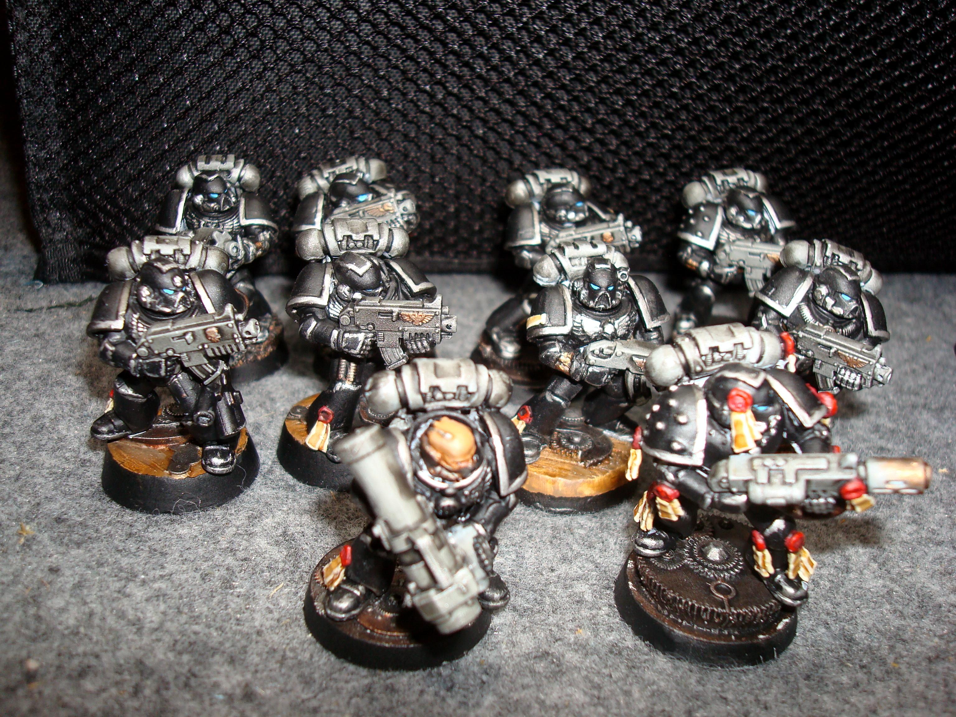 Iron Hands, Space Marines, Tactical Squad, Tyranids, Warhammer 40,000, Work In Progress