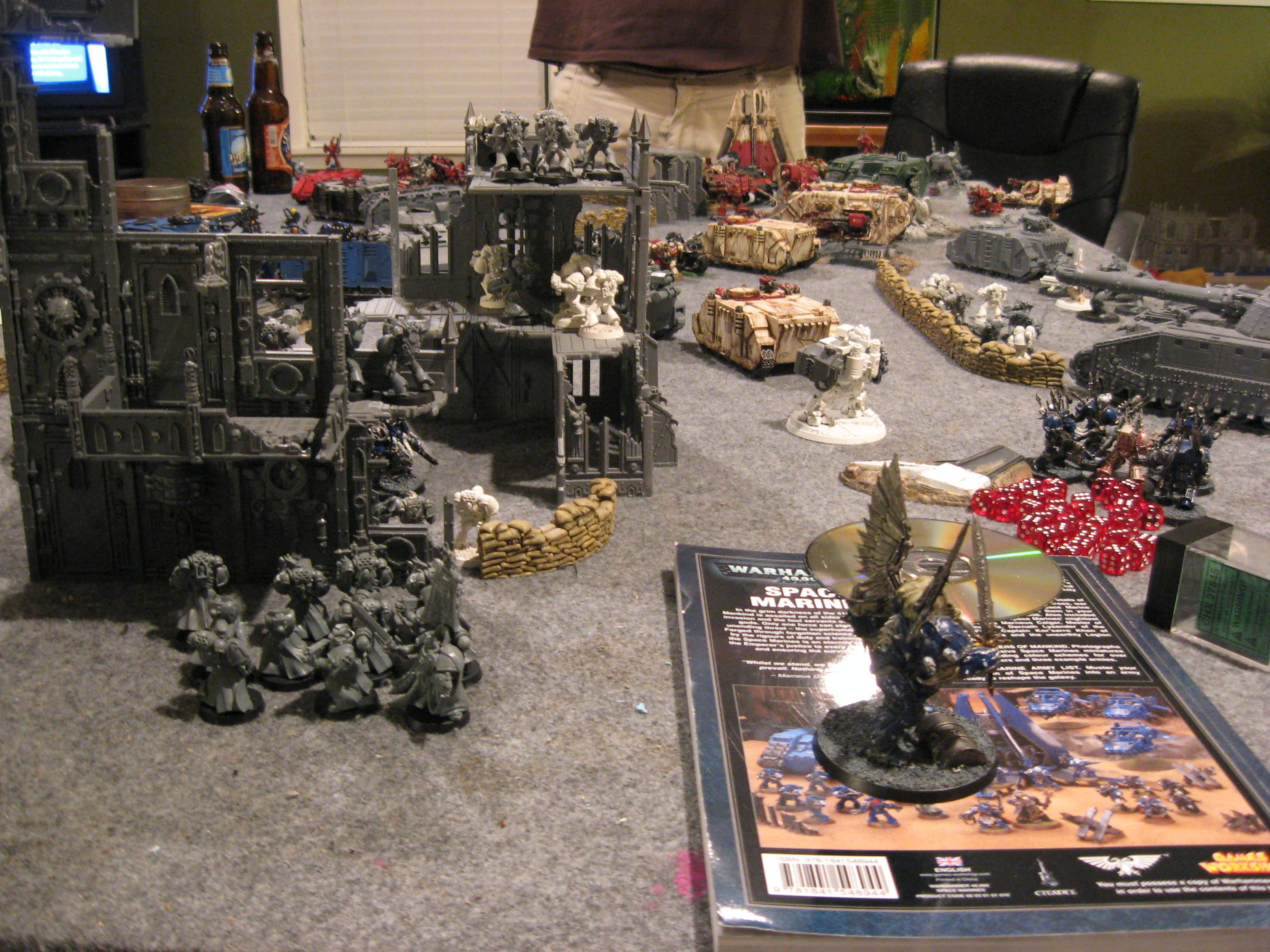 Game Table, Space Marines, Warhammer 40,000