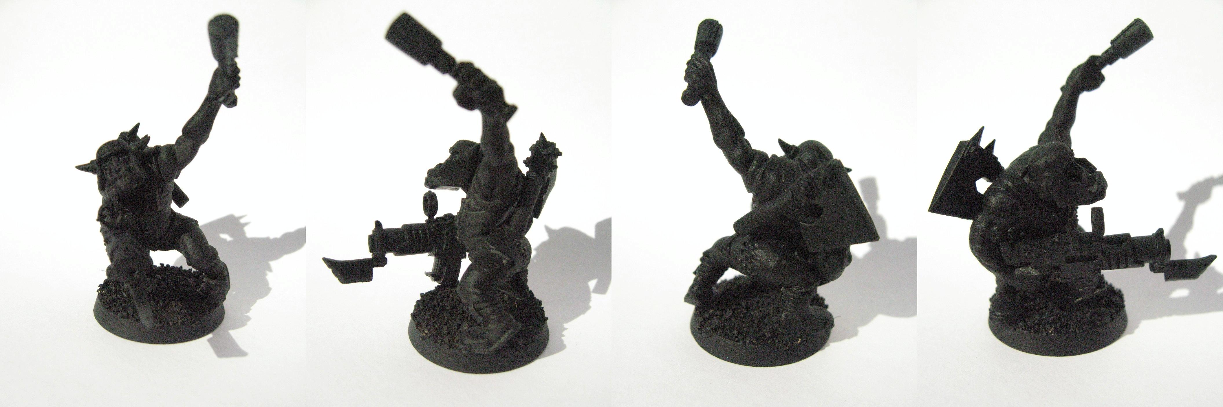 Blood Axe, Orks, Shoota Boyz, Warhammer 40,000, Work In Progress