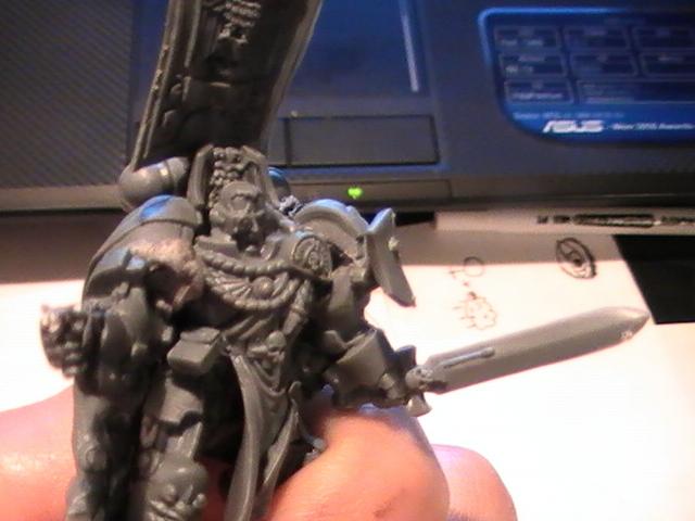 Custom Character, Librarian, Space Marines, Storm Shield, Terminator Armor