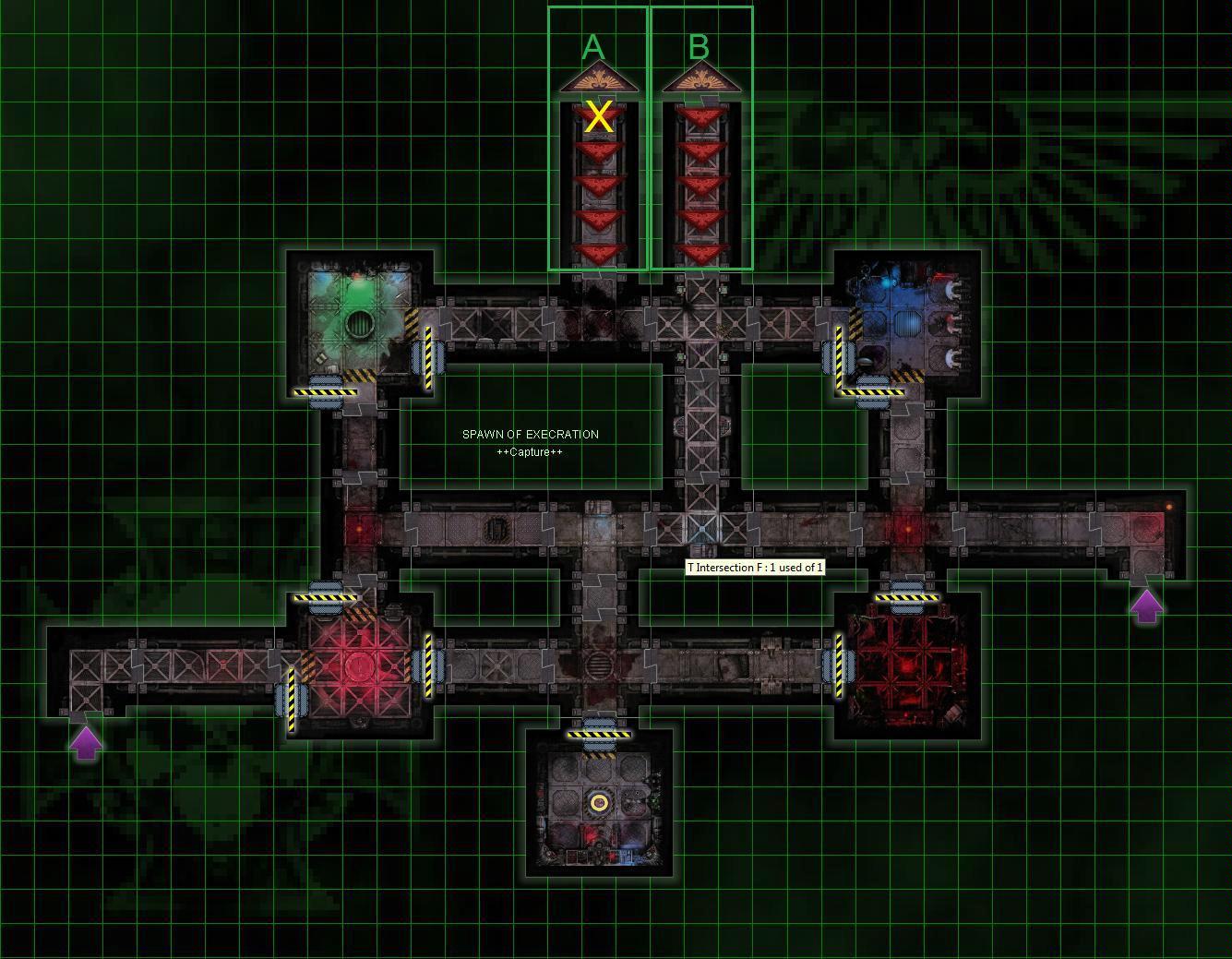 Copyright Games Workshop, Map, Space Hulk