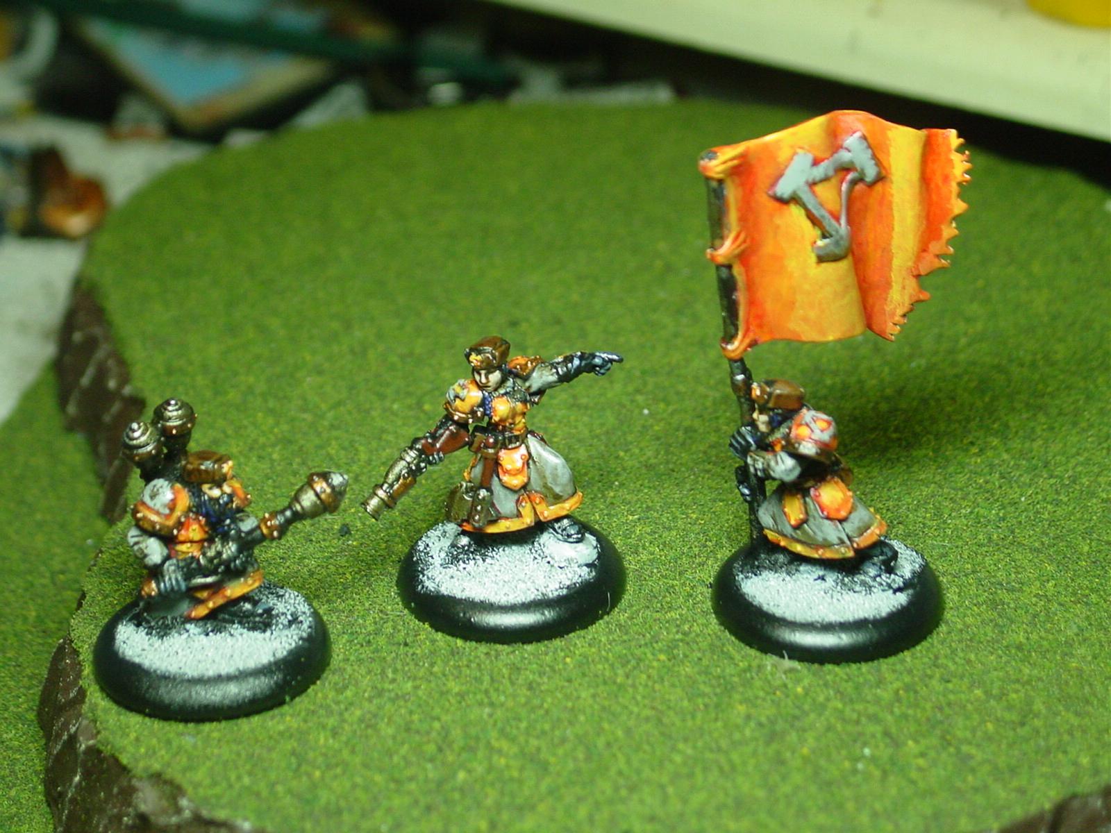 Warmachine, Khador, Winterguard Unit Attachment, Rocketeer