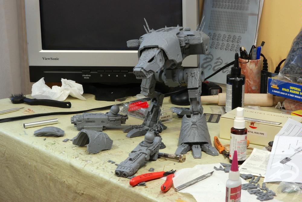 Iron Hydras Warhound Titan WIP