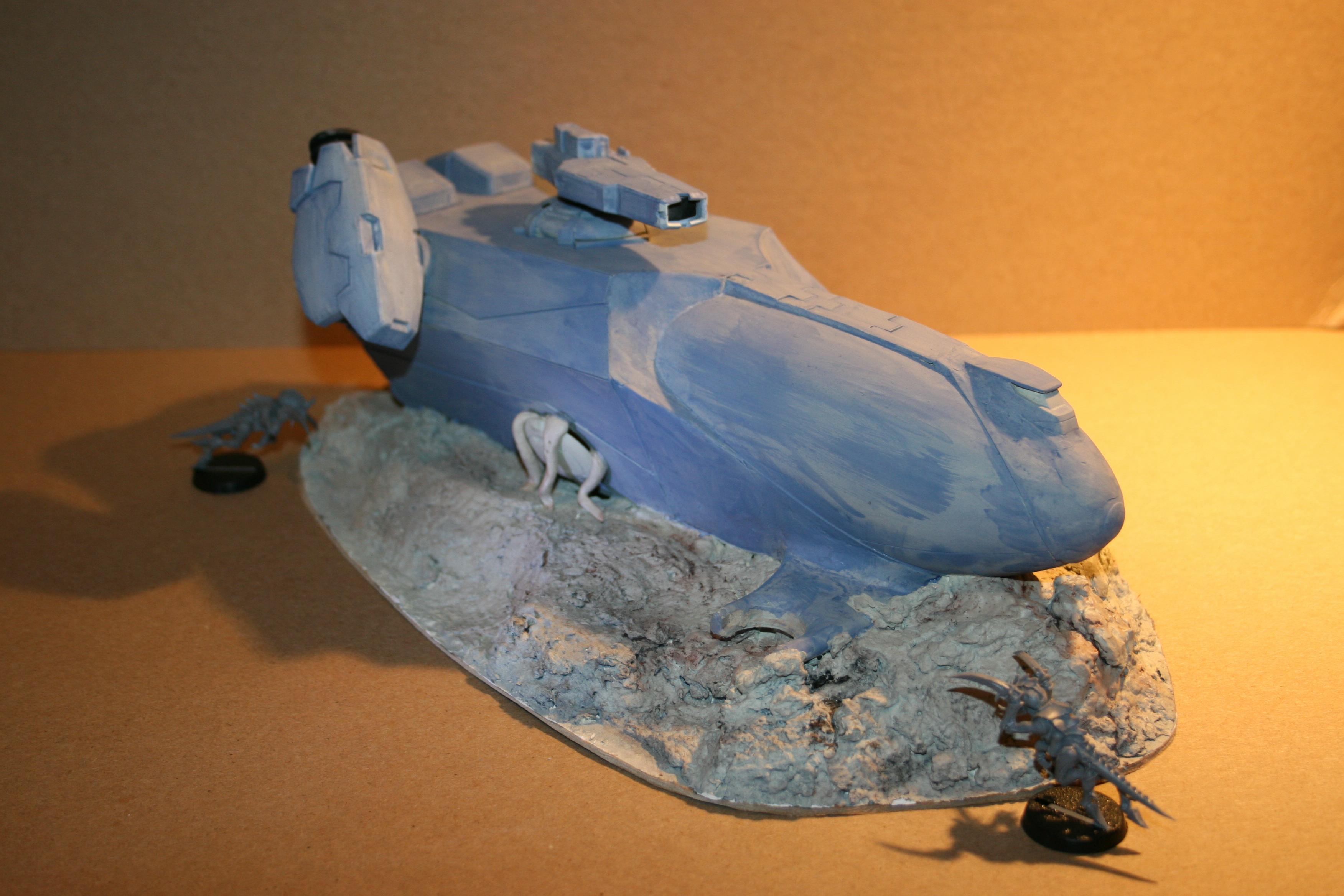 Crash, Diorama, Hammerhead, Nid, Tau, Terrain, Tyranids