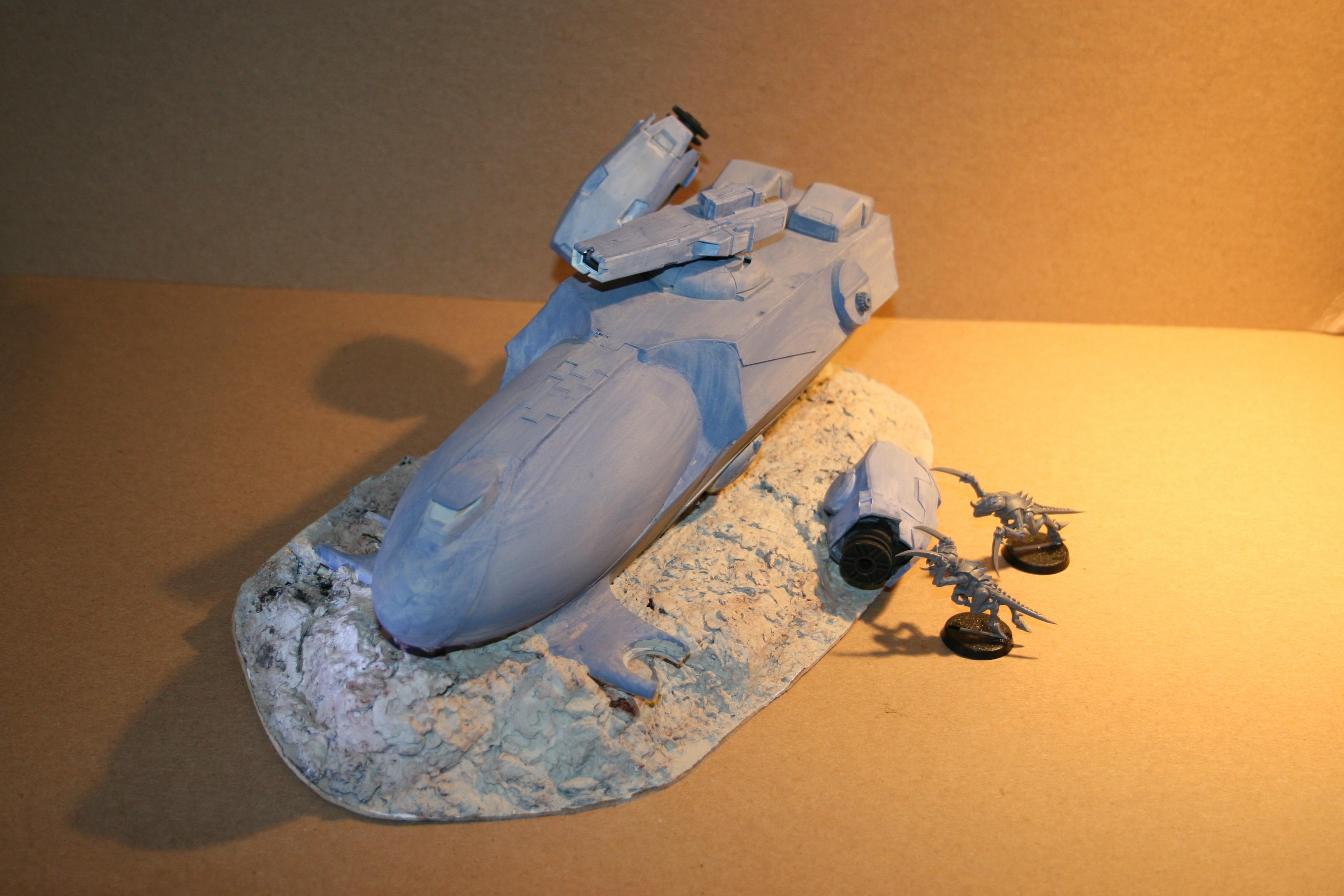 Crash, Diorama, Hammerhead, Nid, Tau, Terrain, Tyranids