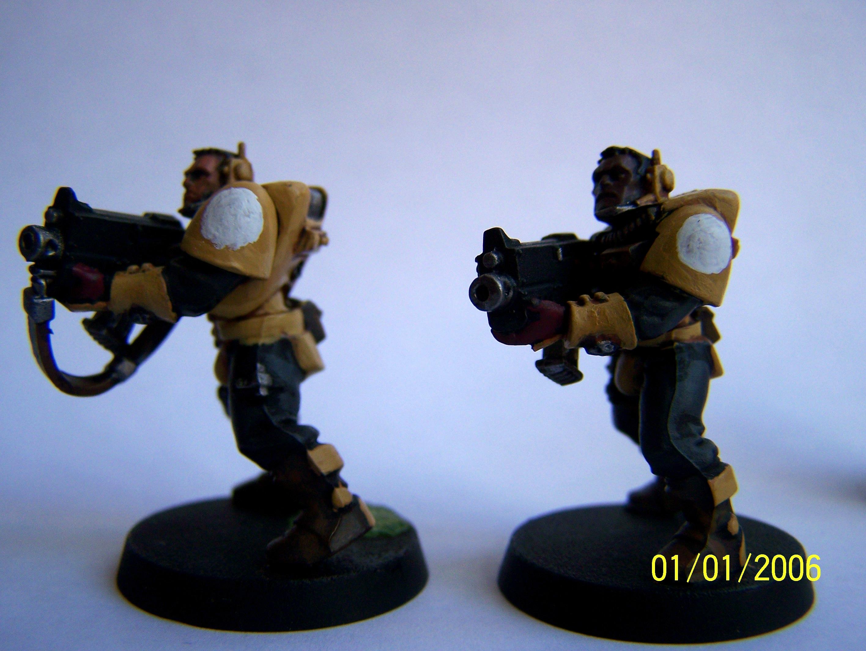 Imperial Fists, Scouts, Space Marines, Warhammer 40,000, Work In Progress