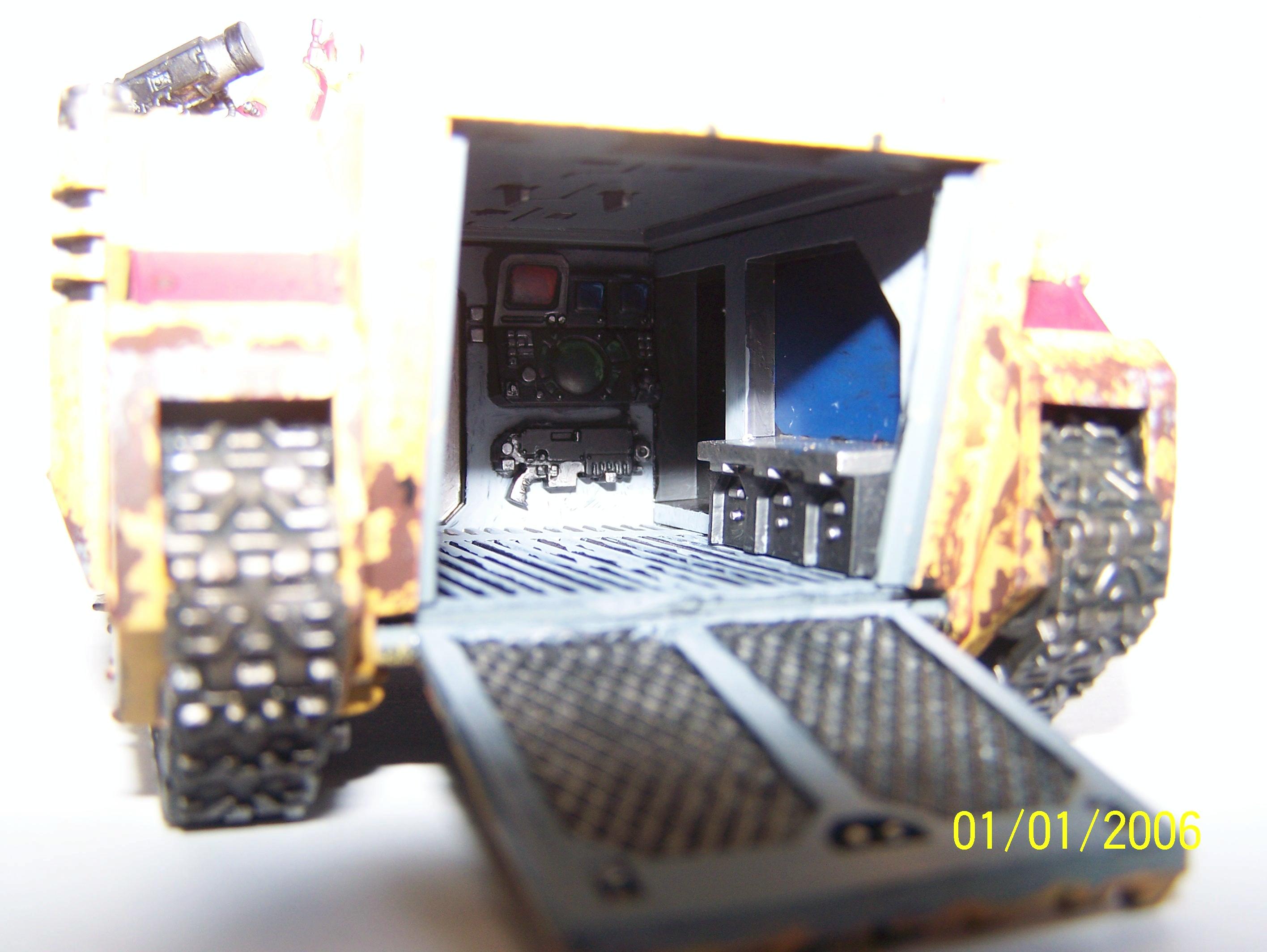 Imperial Fists, Rhino, Space Marines, Warhammer 40,000