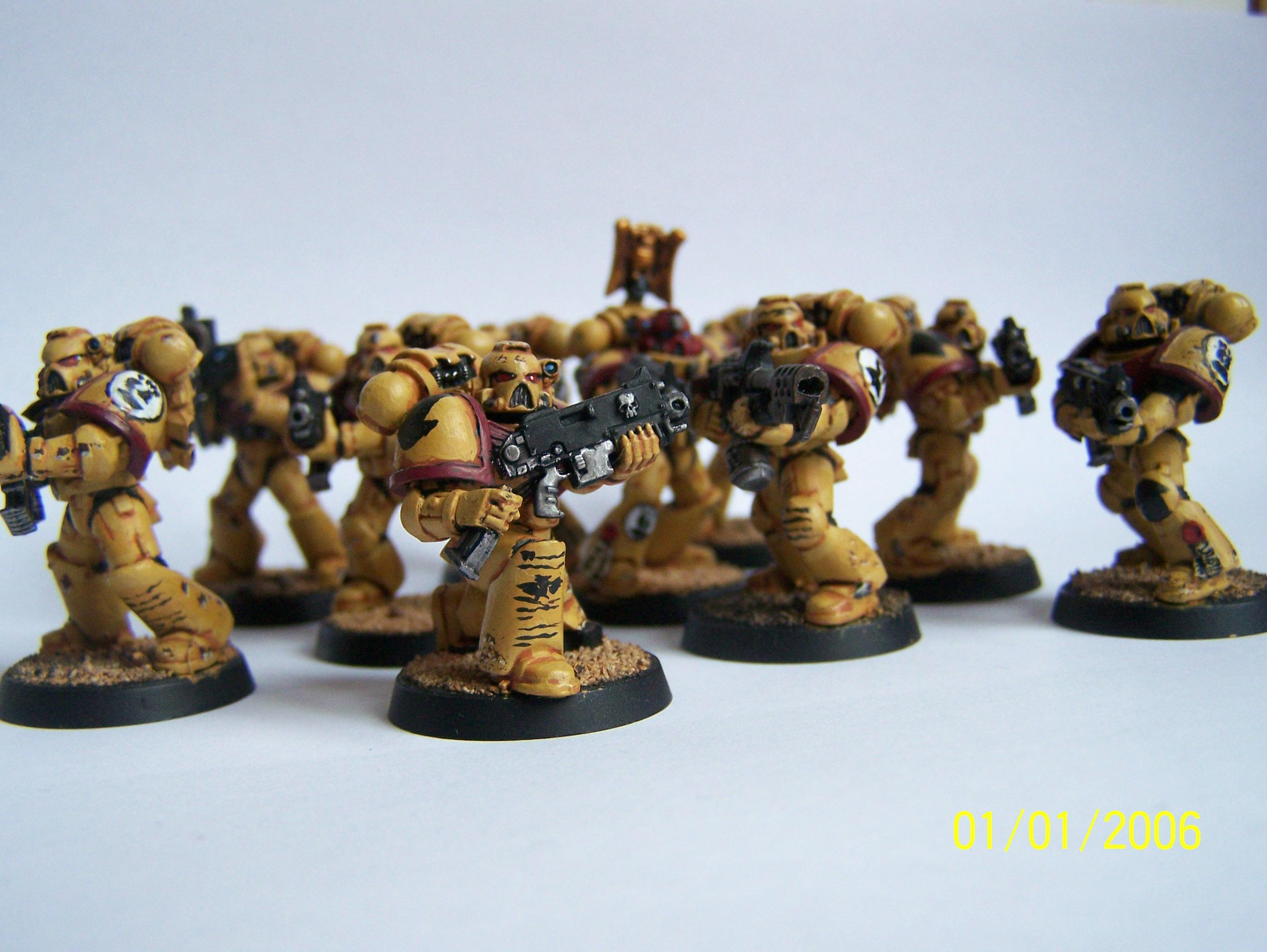 Imperial Fists, Space Marines, Tactical Squad, Warhammer 40,000