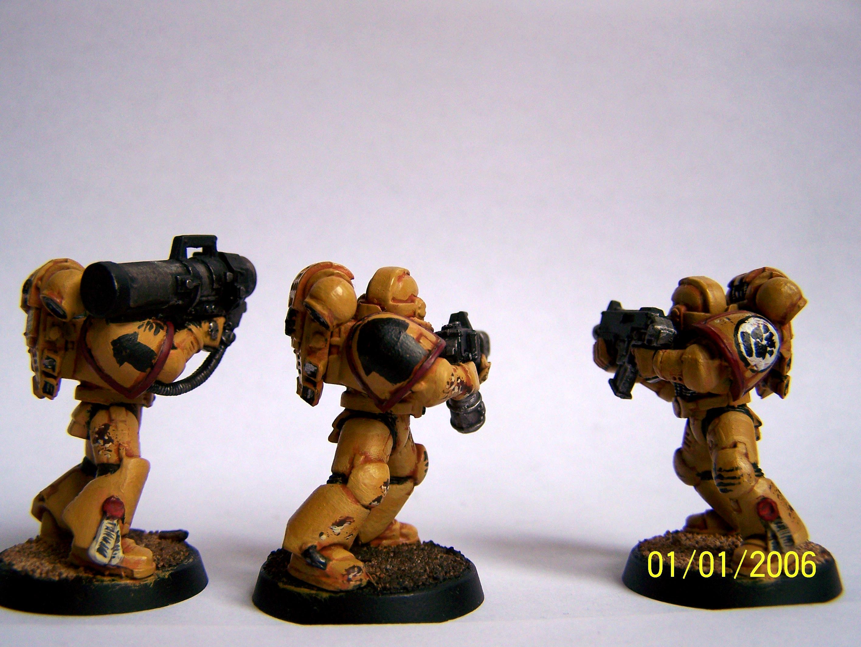 Imperial Fists, Space Marines, Tactical Squad, Warhammer 40,000