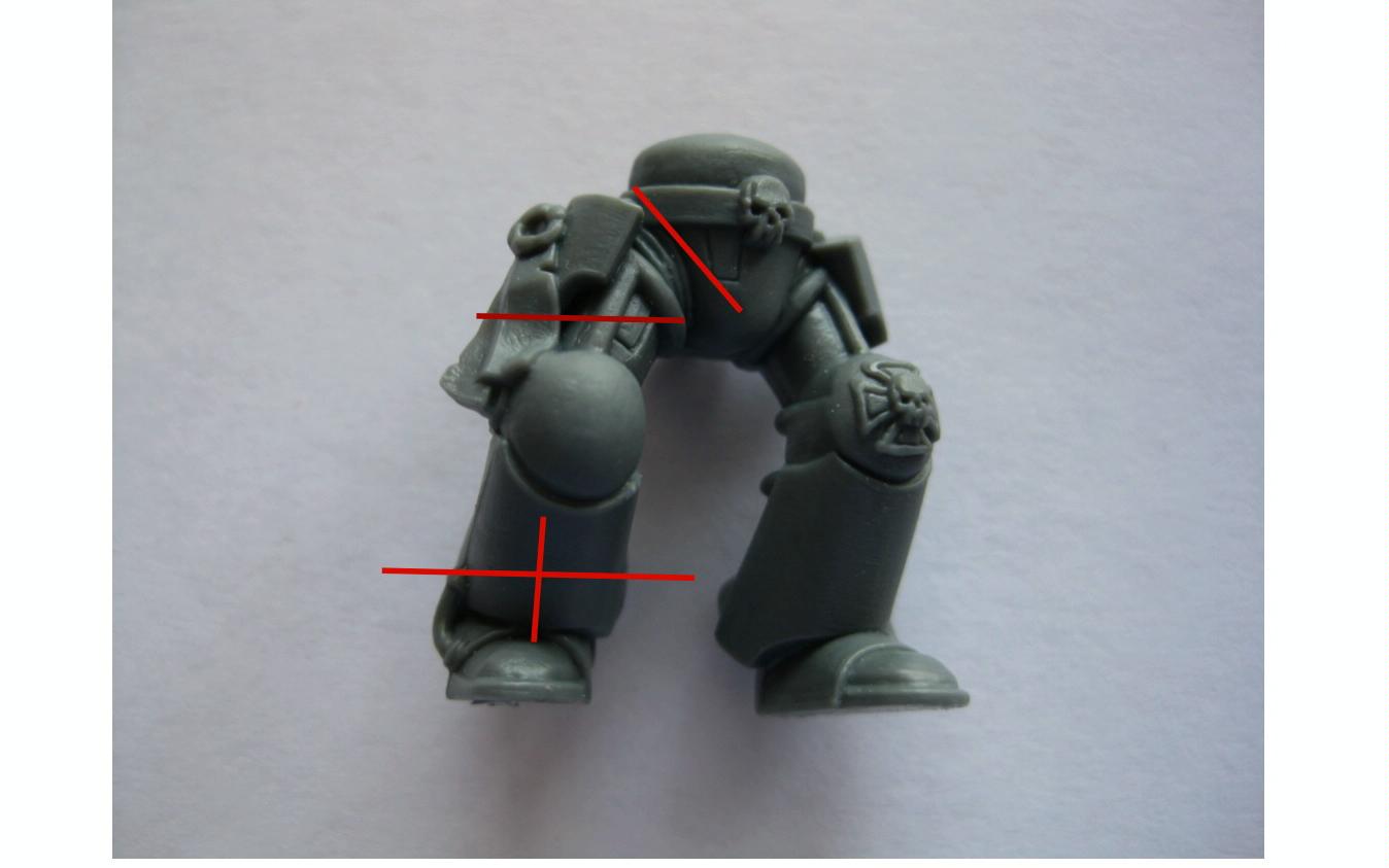 Space Marines, Terminator Armor, True Scale