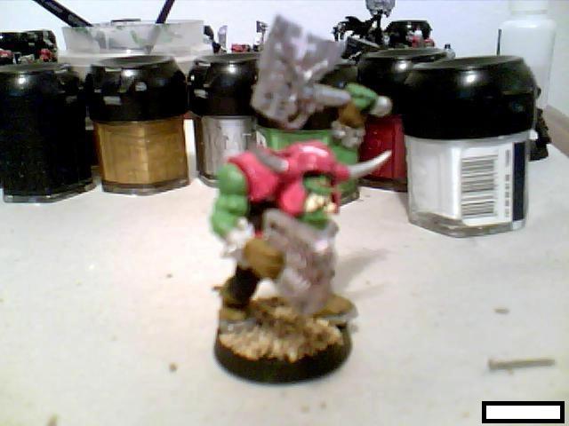 Ork Wip, Sand ont he base