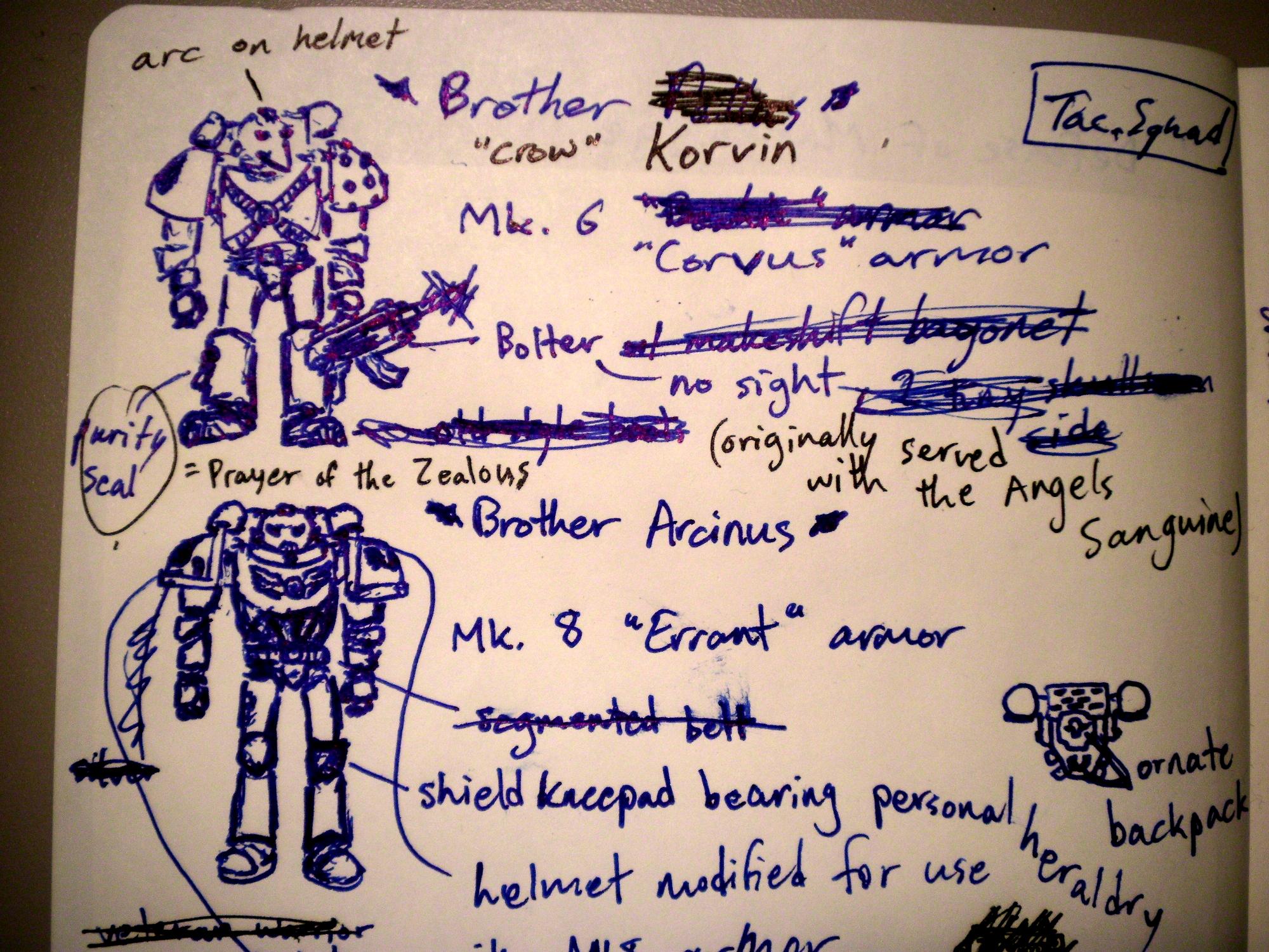 Concept, Space Marines
