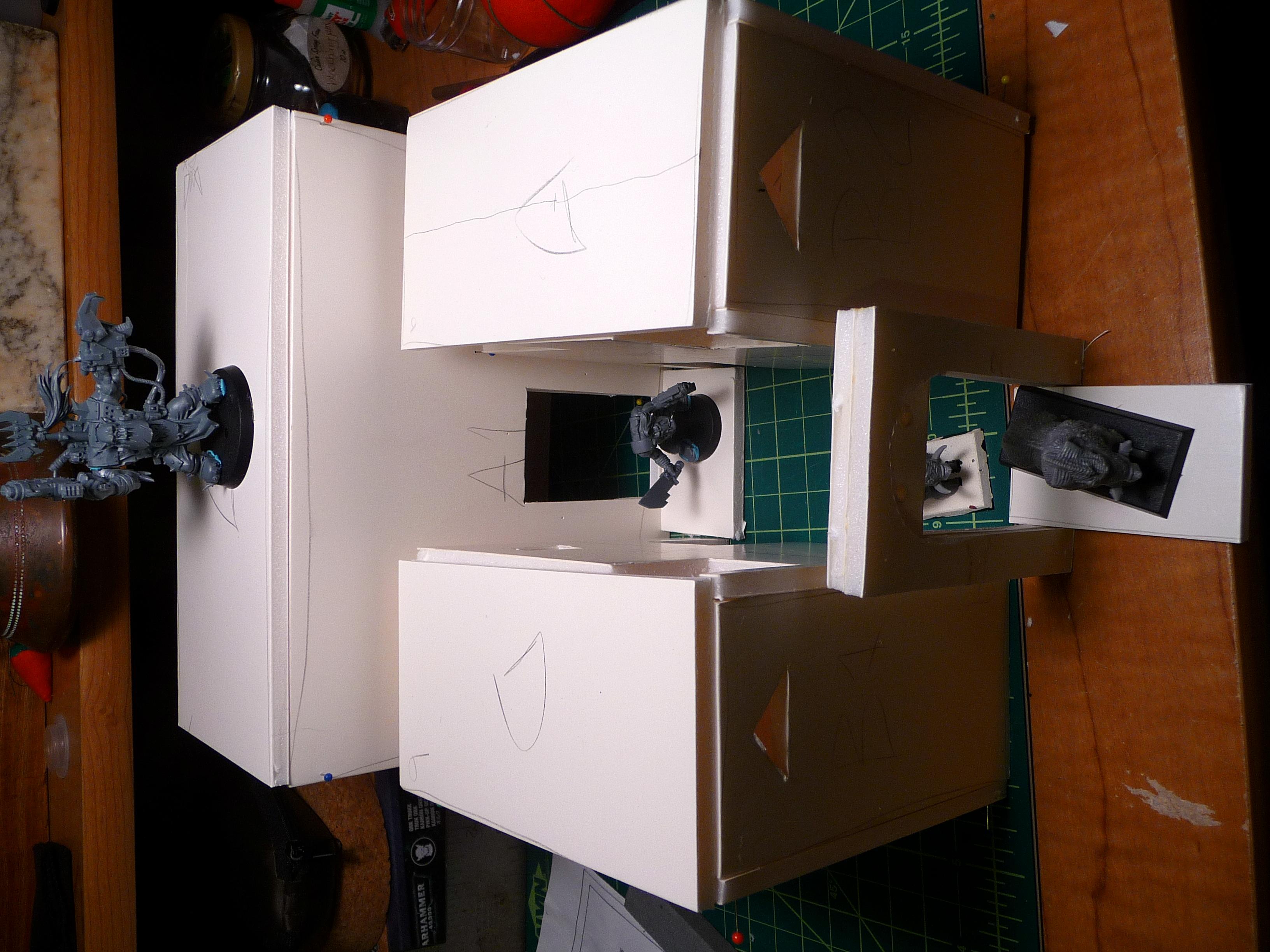 Ork Building, Terrain, Work In Progress