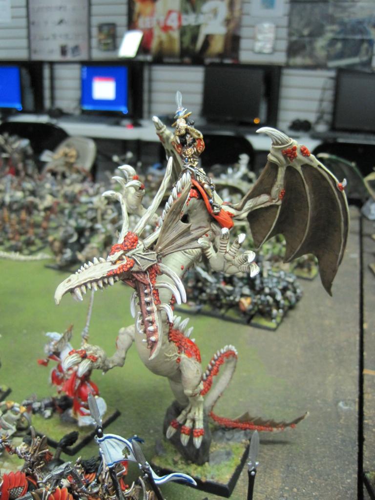 My High Elf Dragon.  My wife named him "Armand"