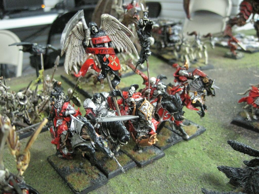 Blood Knights with the Regen banner.  Of course they're the awesome Gamezone models