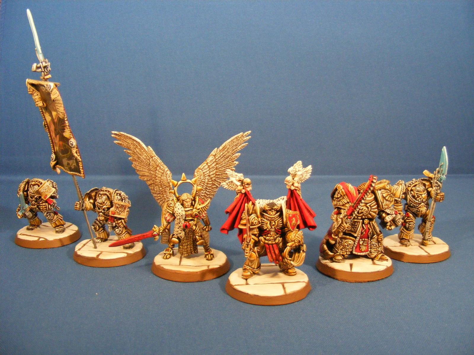 Custodes, Emperor, Rogal Dorn, Sanguinius