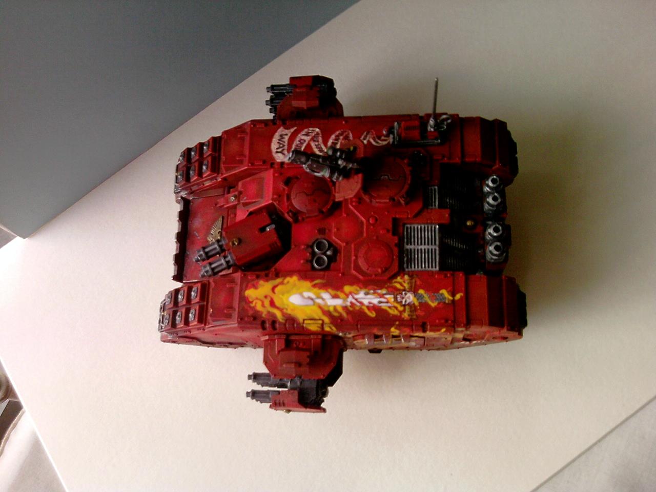Crusader, Hand Painted, Space Marines, Tank, Warhammer 40,000