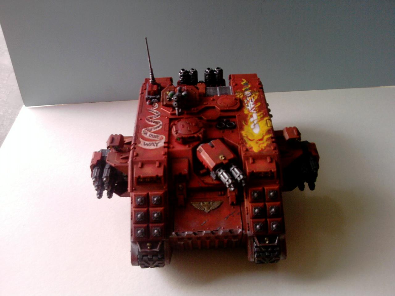 Crusader, Hand Painted, Space Marines, Tank, Warhammer 40,000
