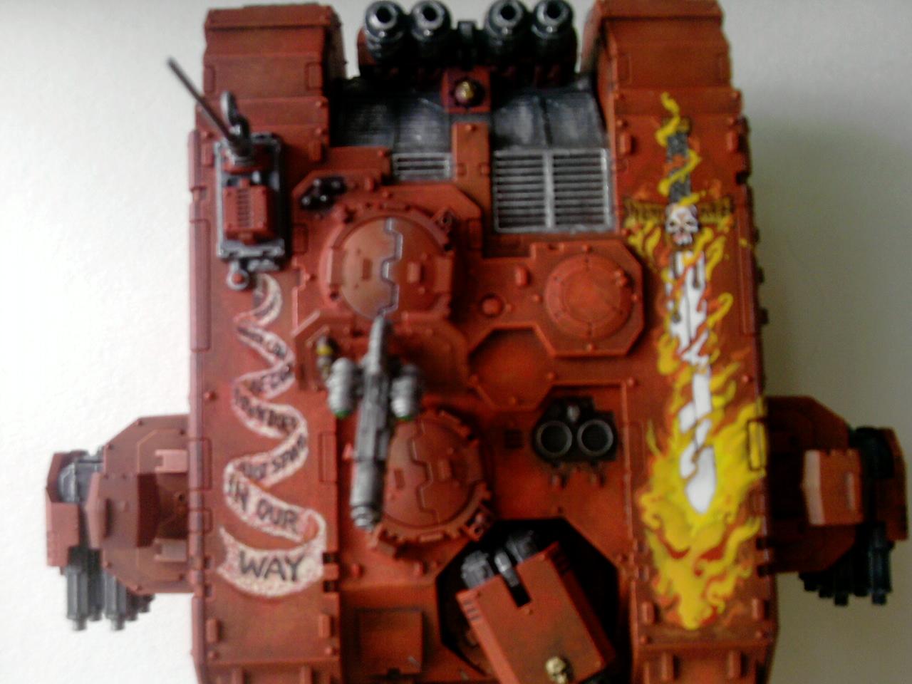 Crusader, Hand Painted, Space Marines, Tank, Warhammer 40,000