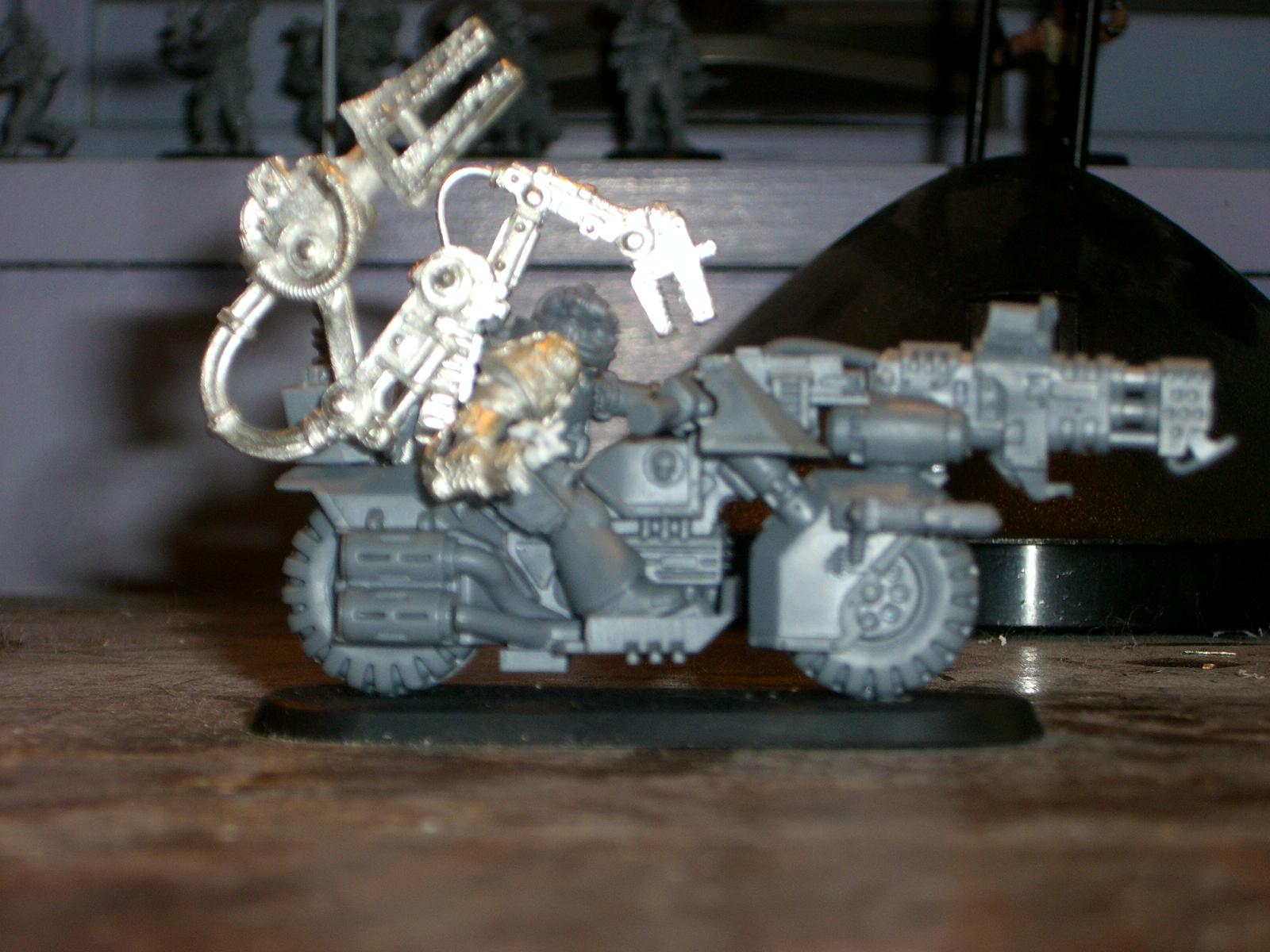 Bike, Conversion, Space Marines, Techmarine, Work In Progress