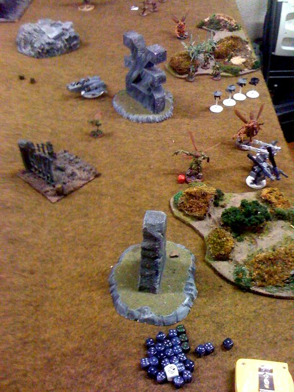 Battle Report, Daemons, Tau