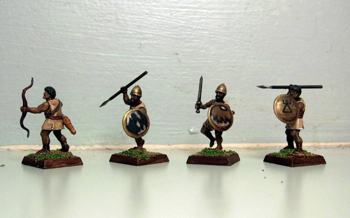 Dipped, Light Infantry, Numidians, Wargames Factory, Warhammer Ancient Battles