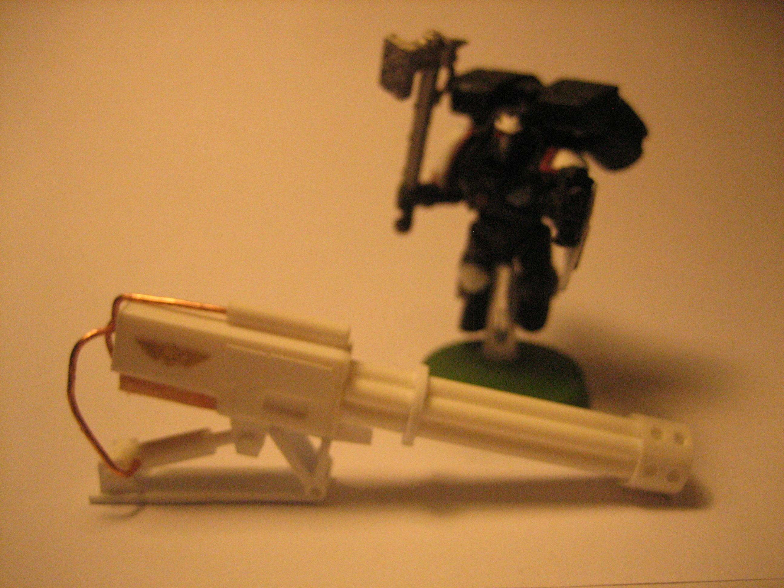my Punisher Cannon with a scale reference