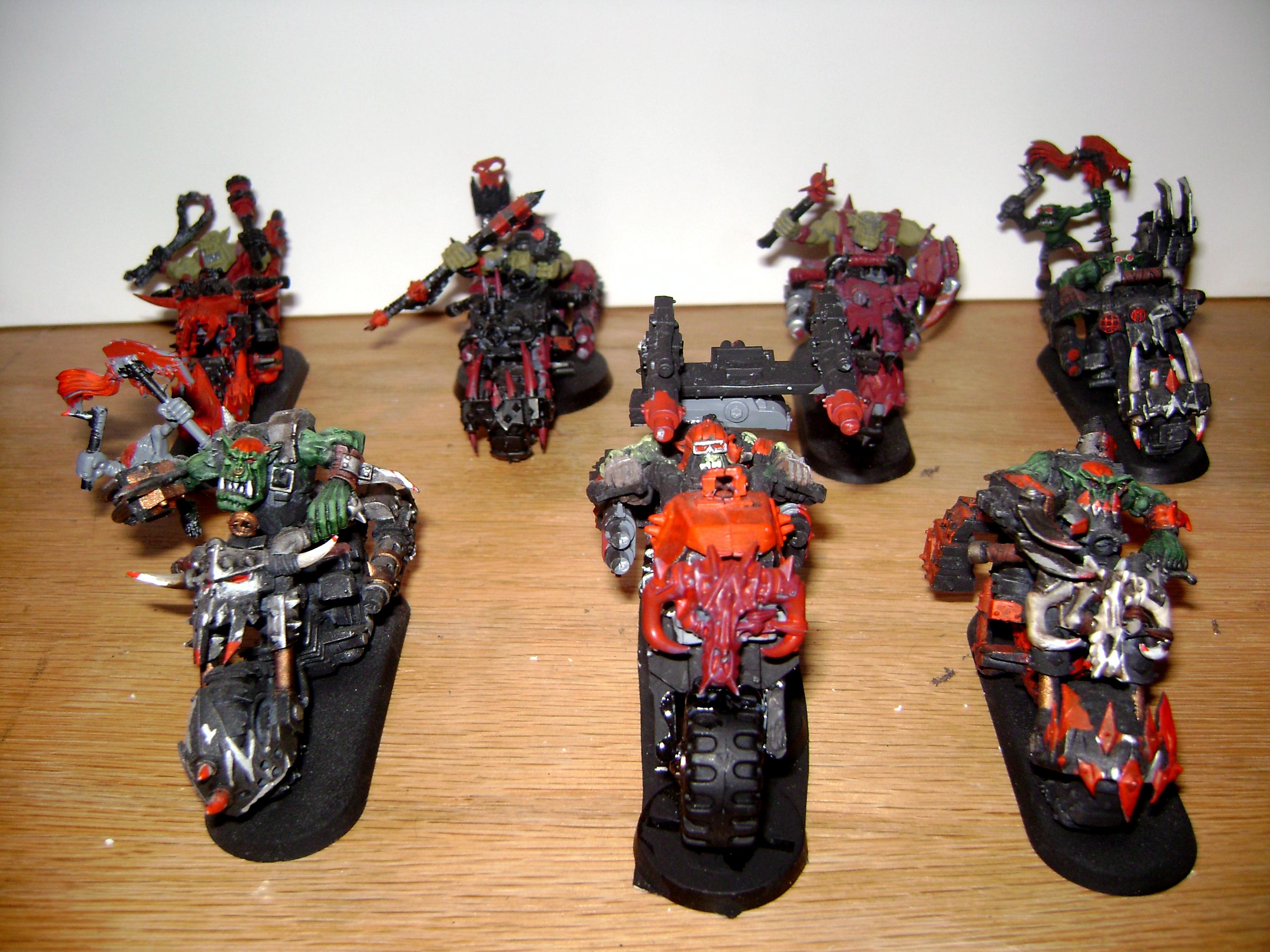 Orks, War Biker Mob, nob bikers