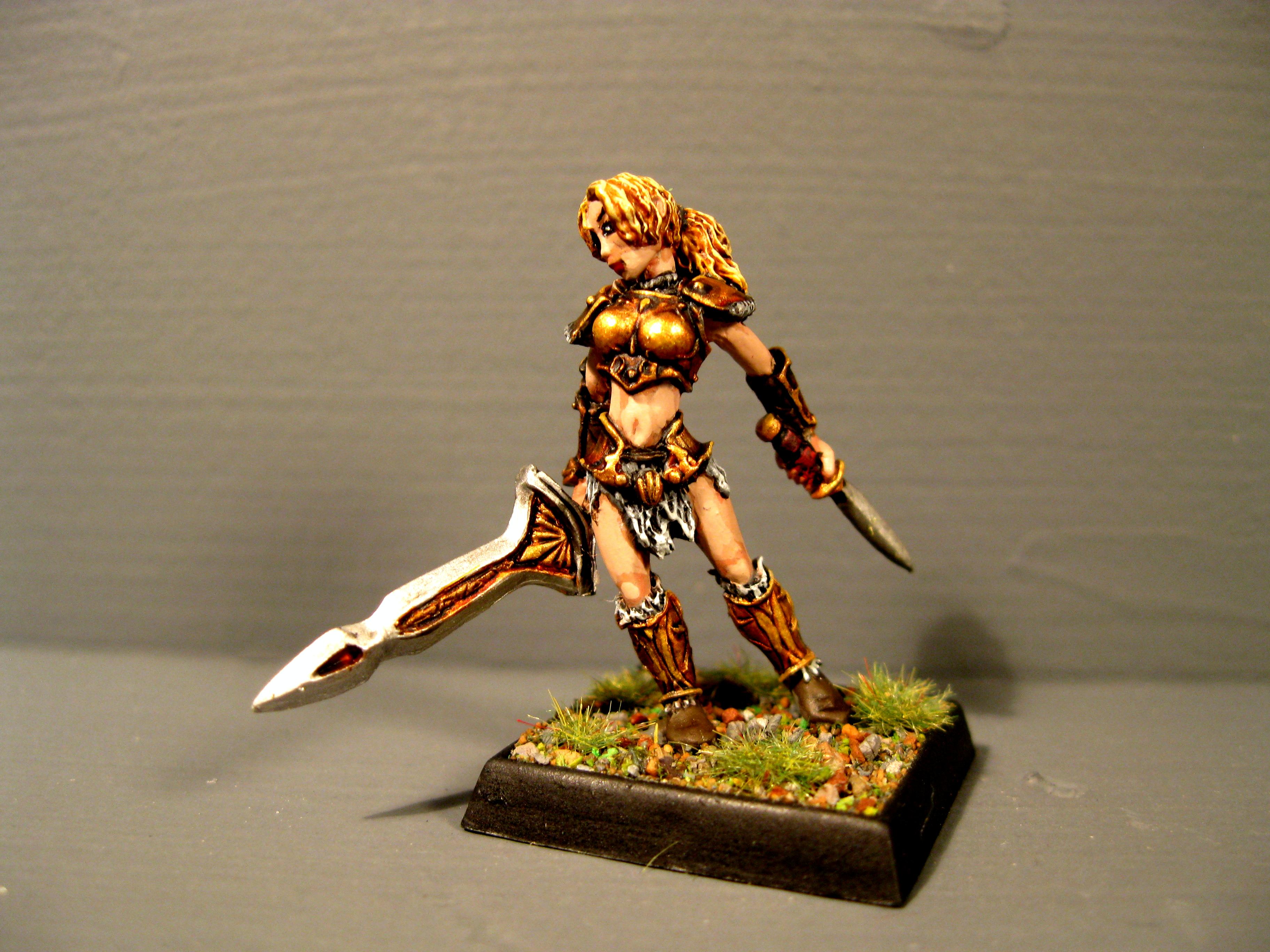 Pathfinders, Pro Painted, Reaper, Reaper Miniatures, Reaper Minis, Rpg, Sexy Lady Warrior Boobs, Warhammer Fantasy