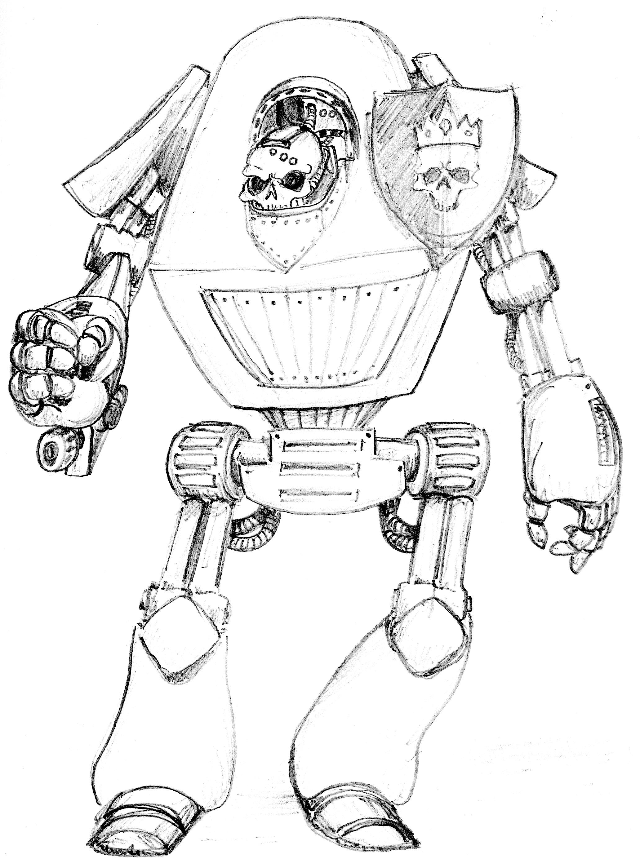 Artwork, Dreadnought, Drwaing, Fighting, Machine, Venerable