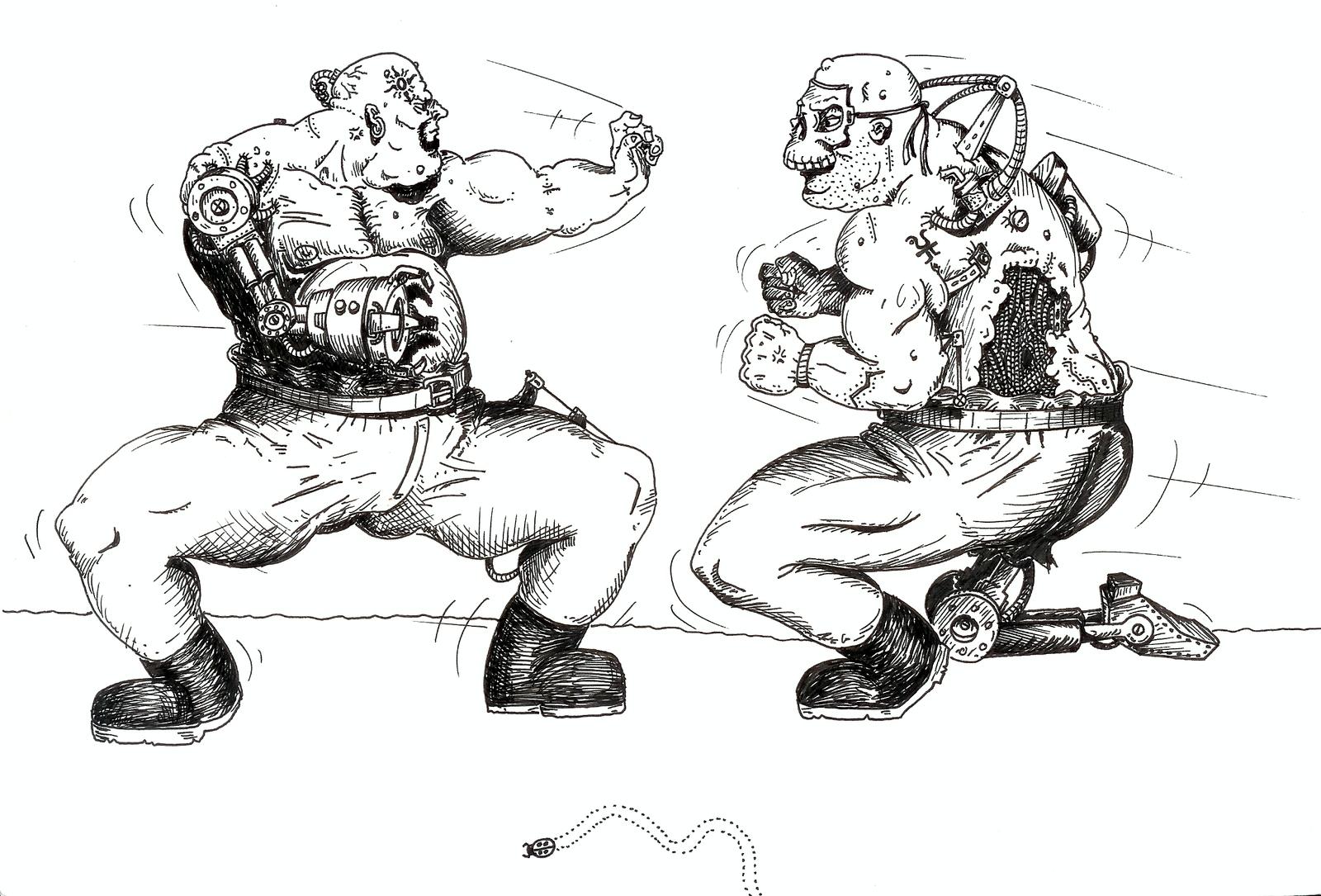 80´s, Artwork, Chaos, Chaos Space Marines, Conversion, Daemons, Drawing, Drawings, First Edition, Old, Old Style, School, Space Marines, Style