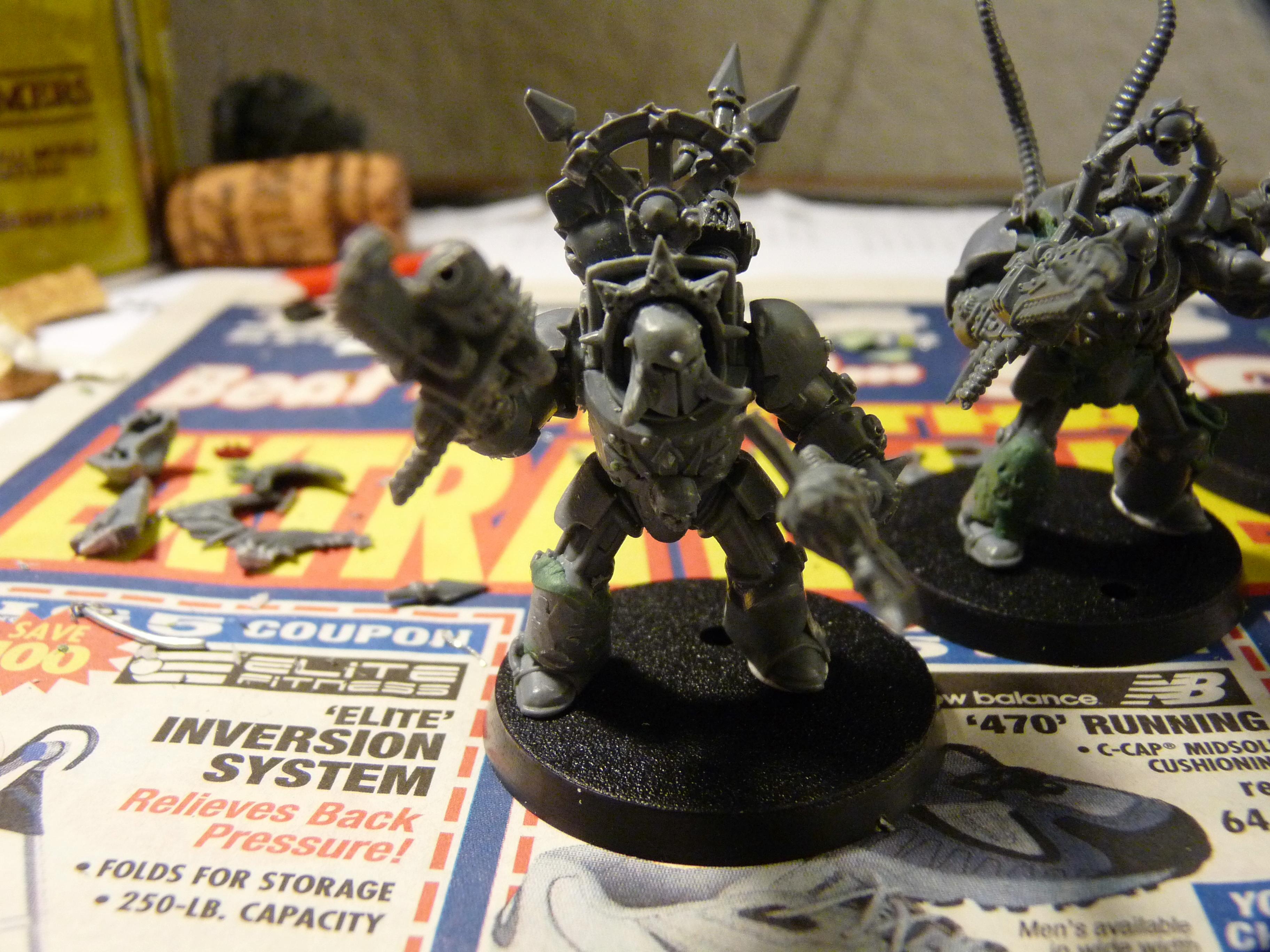 Chaos, Chaos Space Marines, Conversion, Khorne, Terminator Armor