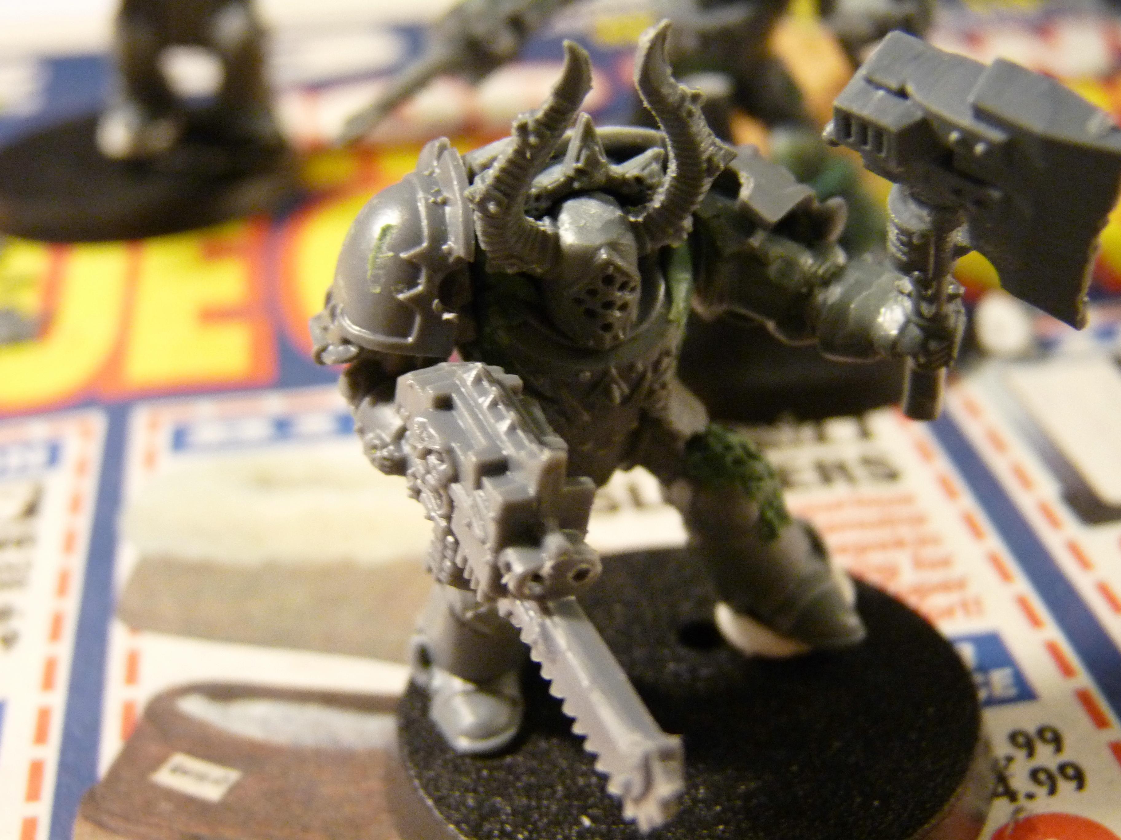 Chaos, Chaos Space Marines, Conversion, Nurgle, Terminator Armor
