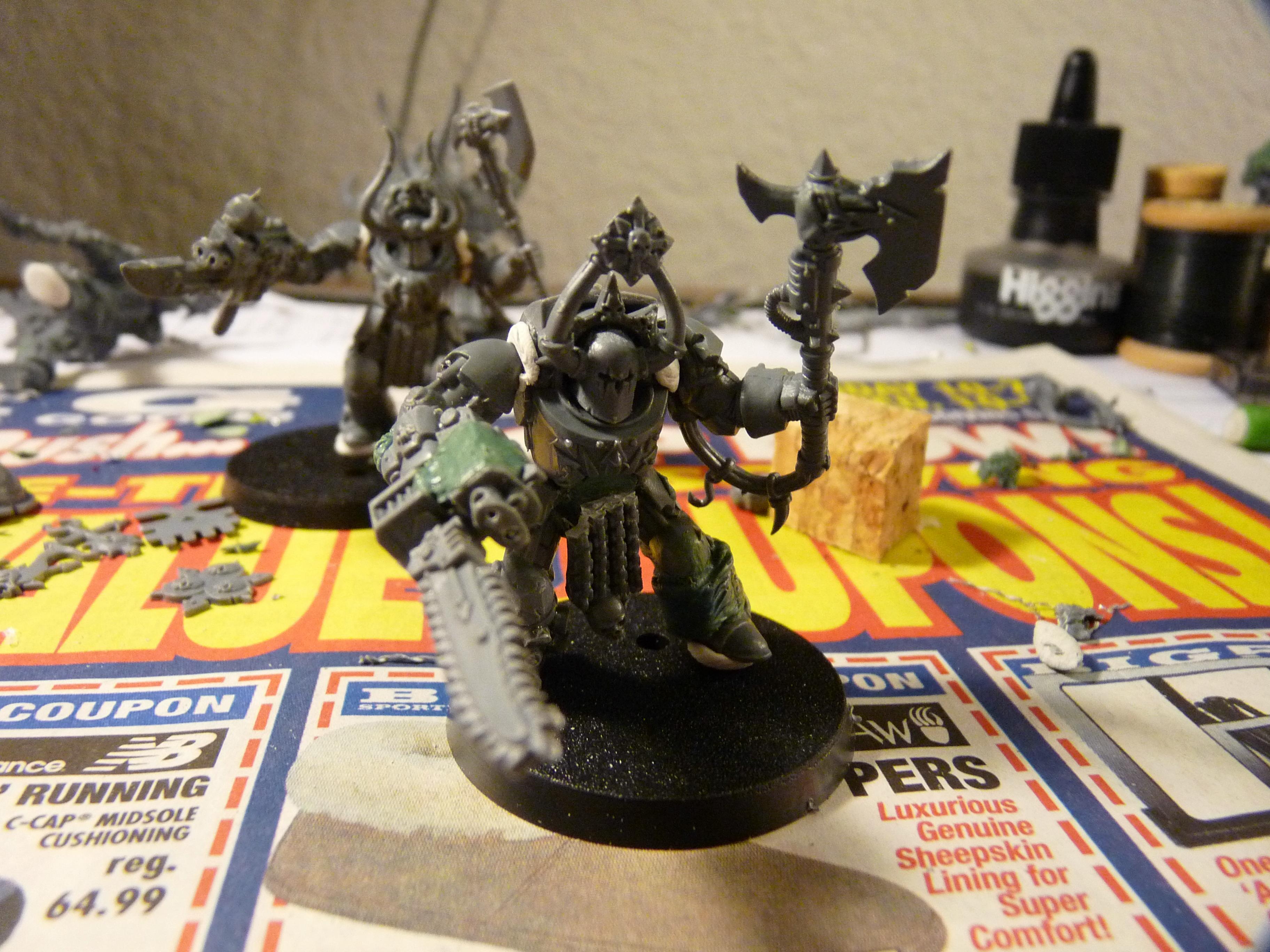 Chaos, Chaos Space Marines, Conversion, Slaanesh, Terminator Armor