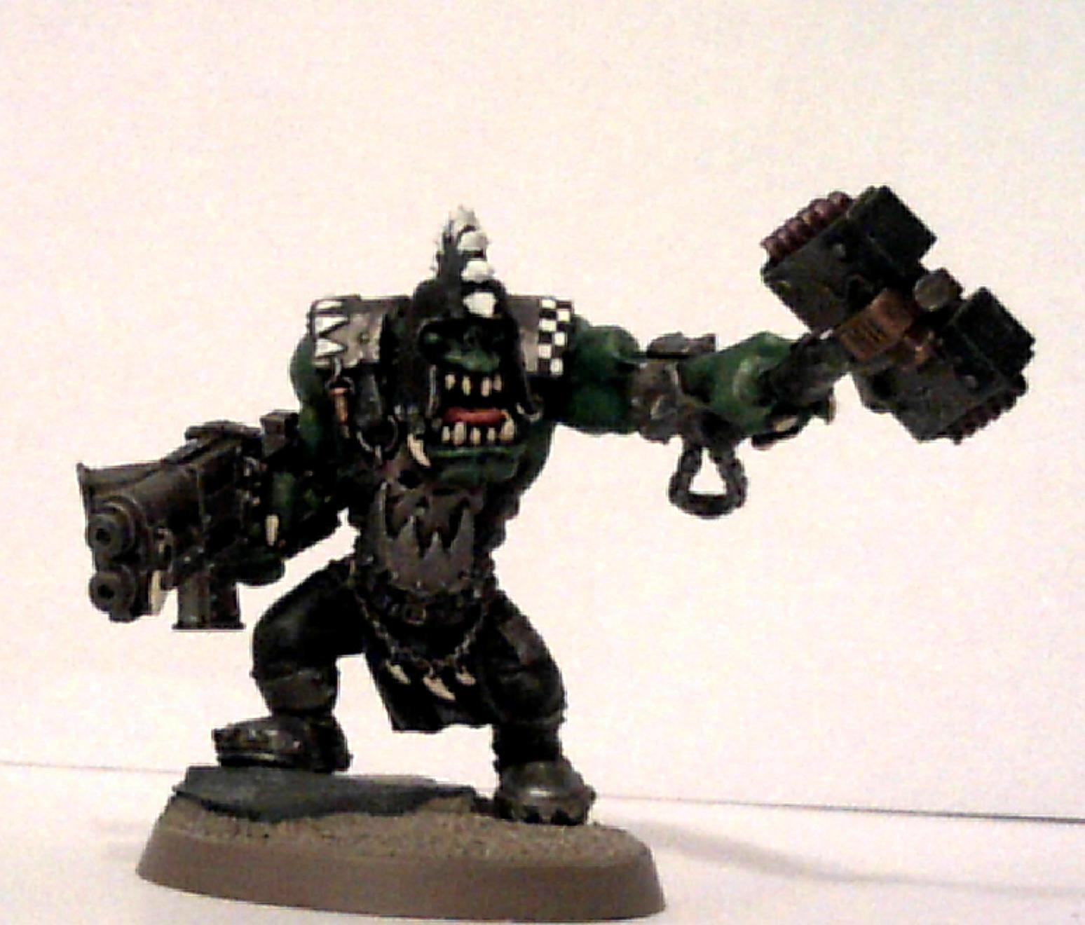 Blurred Photo, Checkers, Orks, Warboss