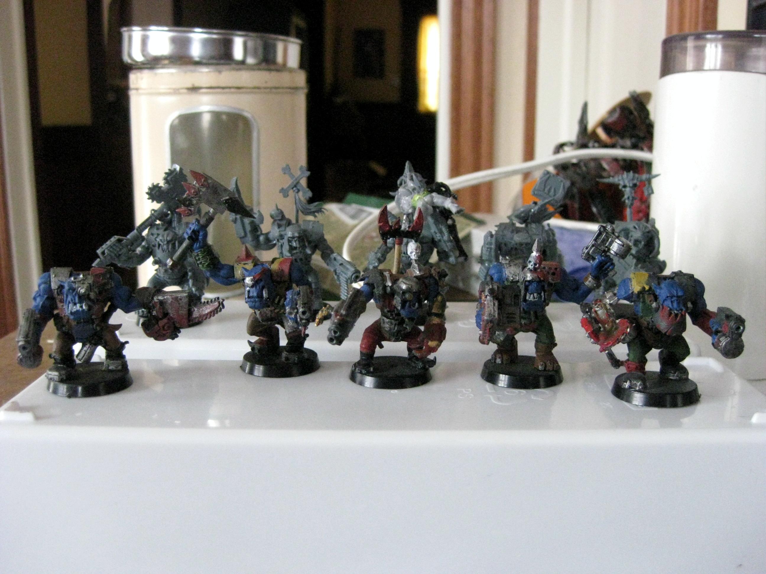 Nob, Orks, Nobz, Painted in Front