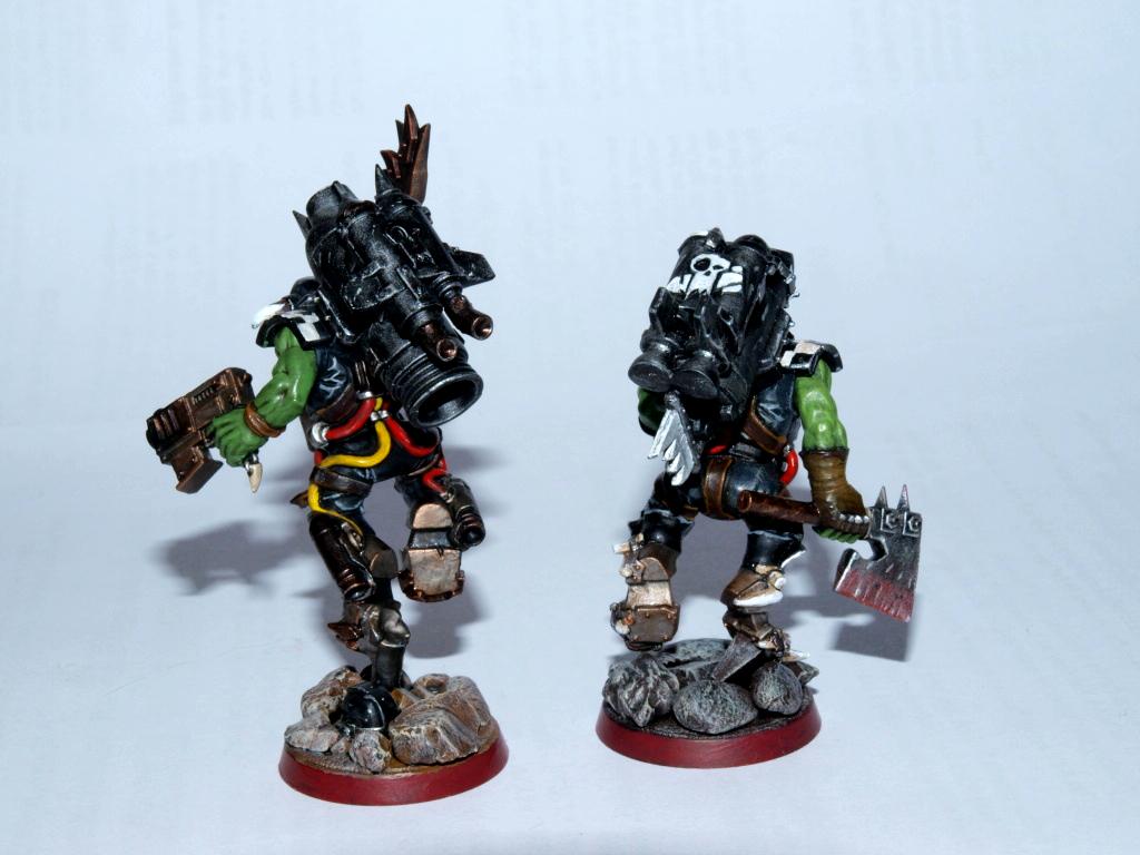 Ork Stormboyz, back wiev