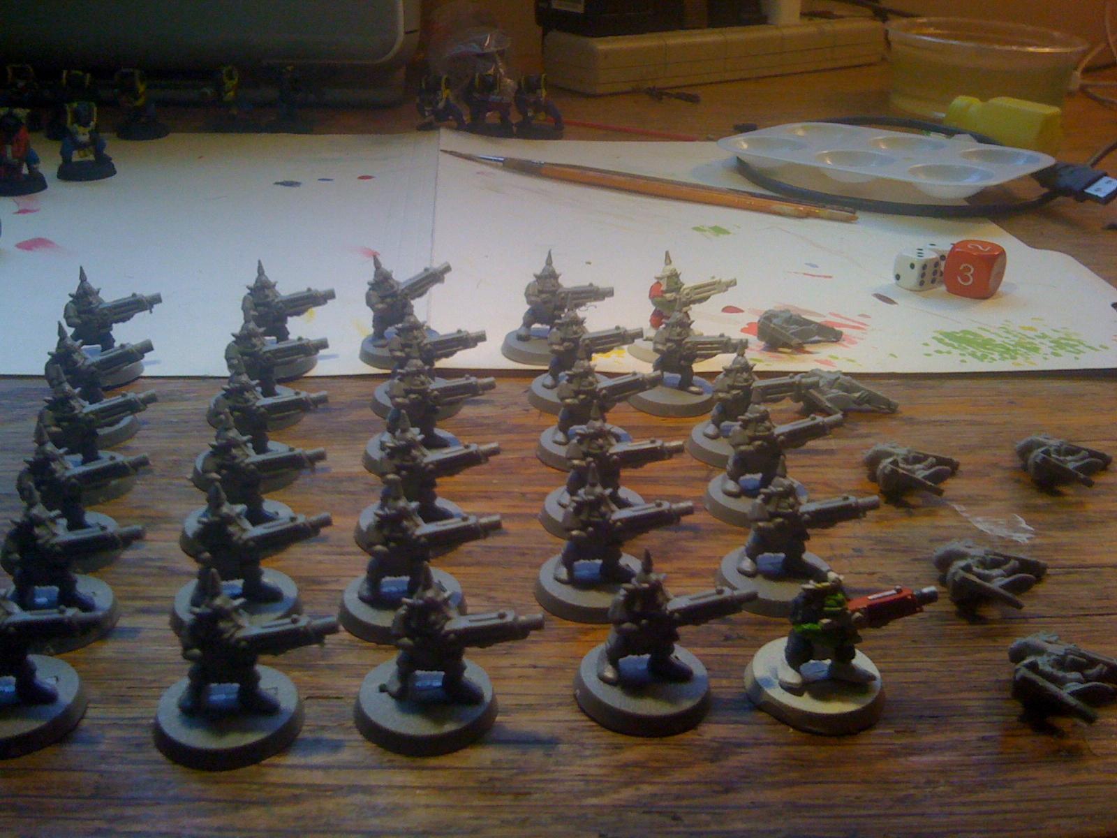 Clone Army in Parade Formation