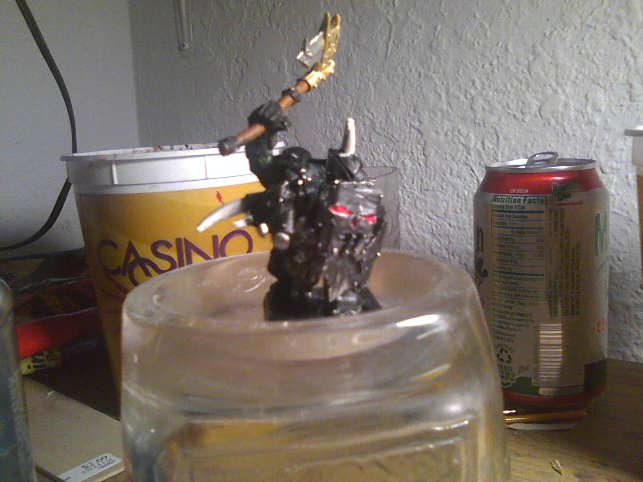 This is a Black Orc Warboss that is my general until I finish my Wyverm