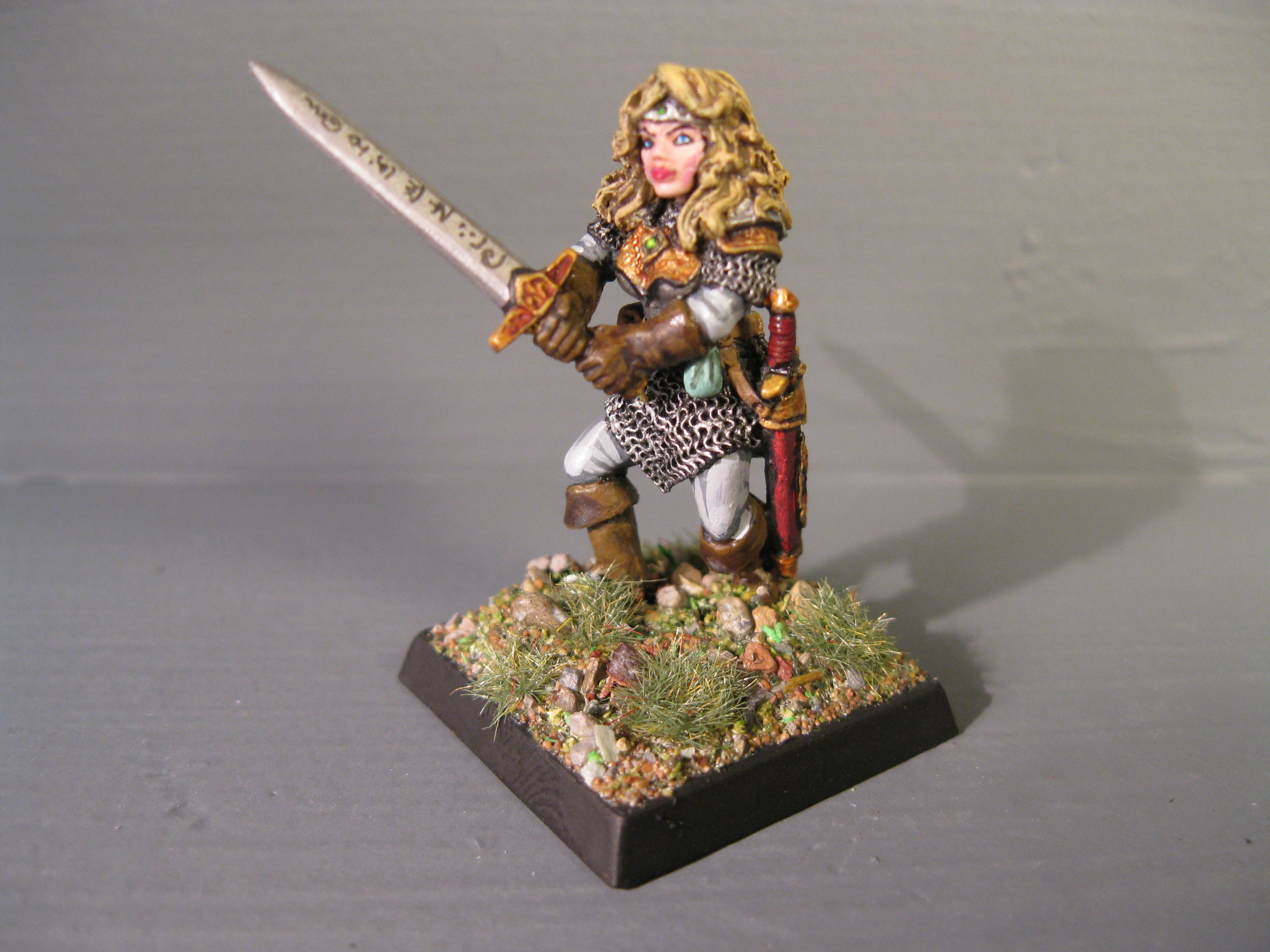 Female, Fighter, Pathfinders, Pro Painted, Reaper, Reaper Miniatures, Reaper Minis, Rpg, Warhammer Fantasy
