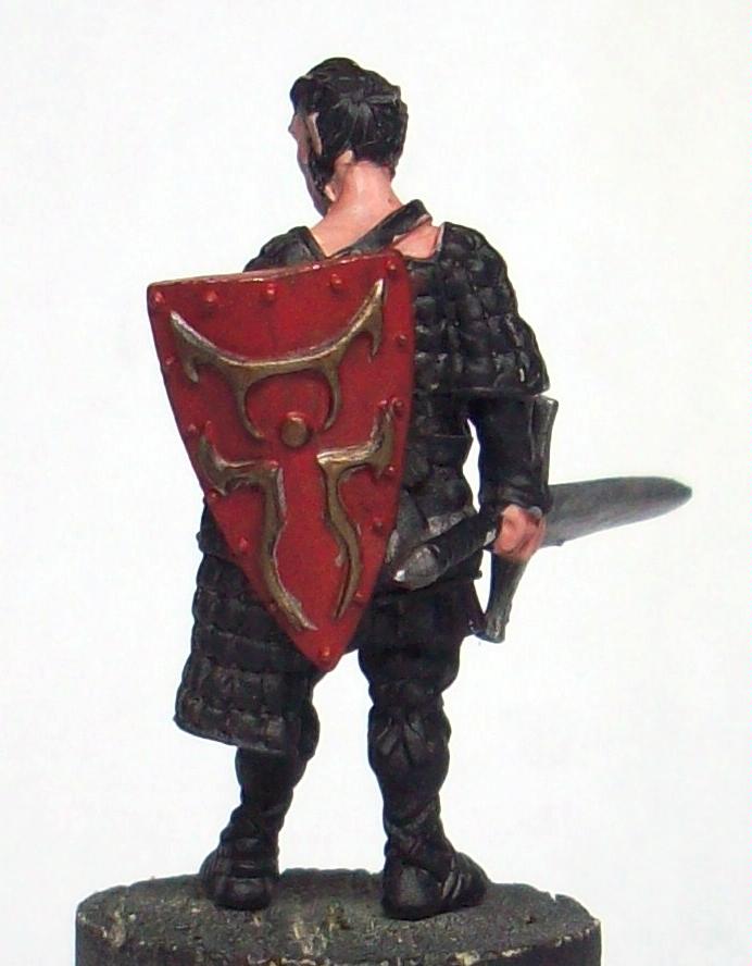 Cadwallon Militiaman, WIP, 2/1/2010