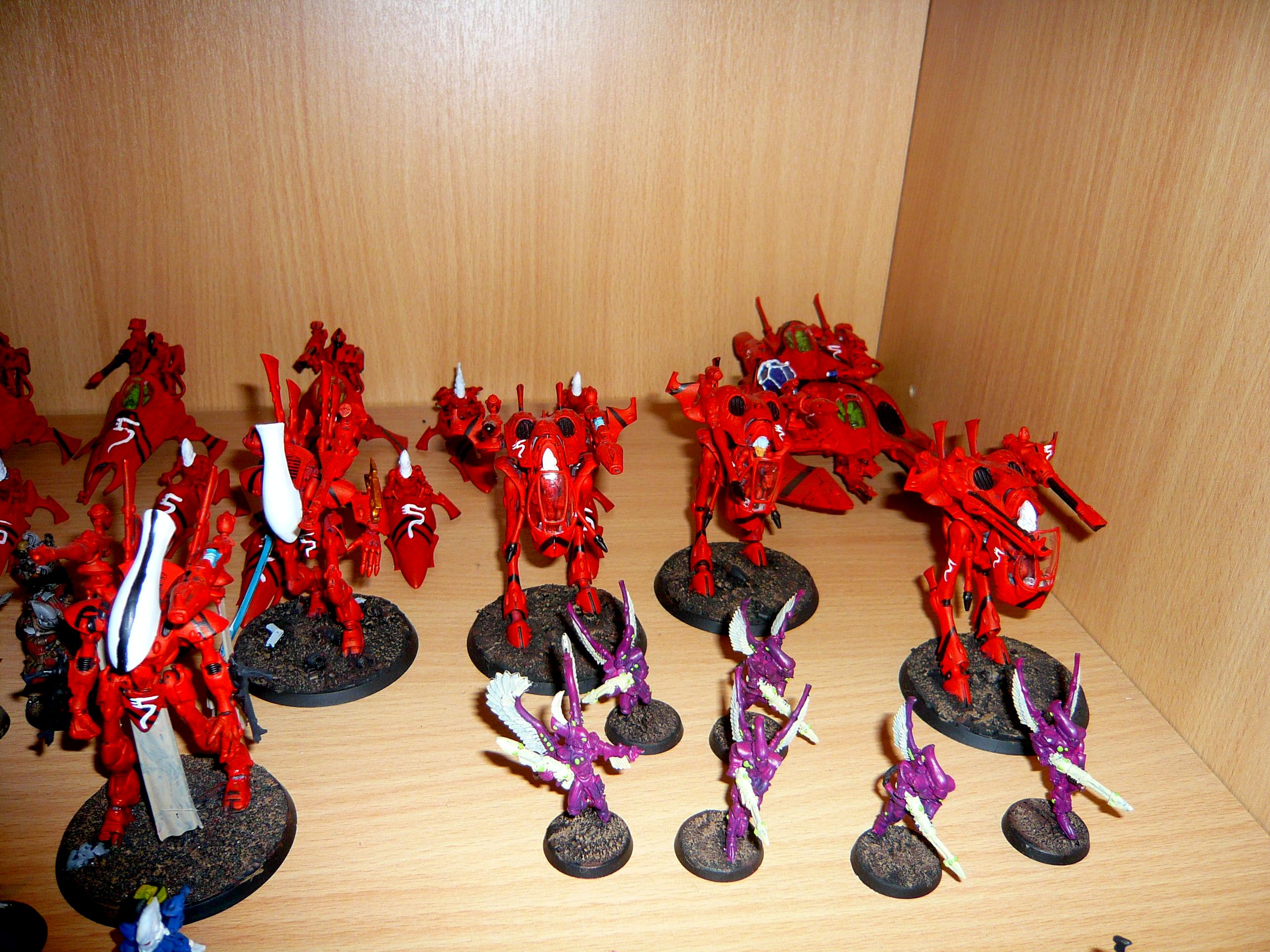 Eldar, Fireprism, Swooping Hawks, Vyper, War Walker, Wraithlord