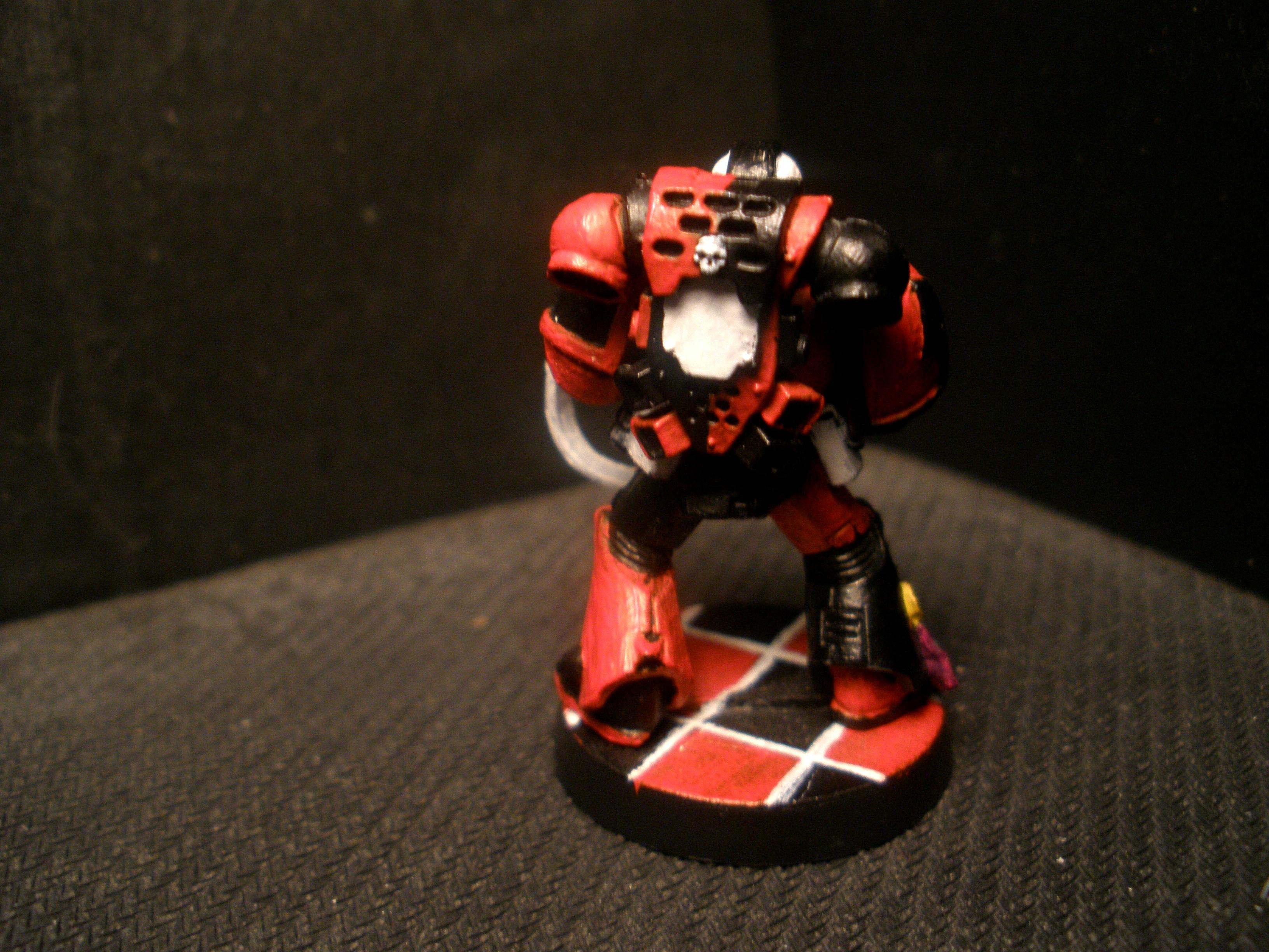 Back View of Space Marine